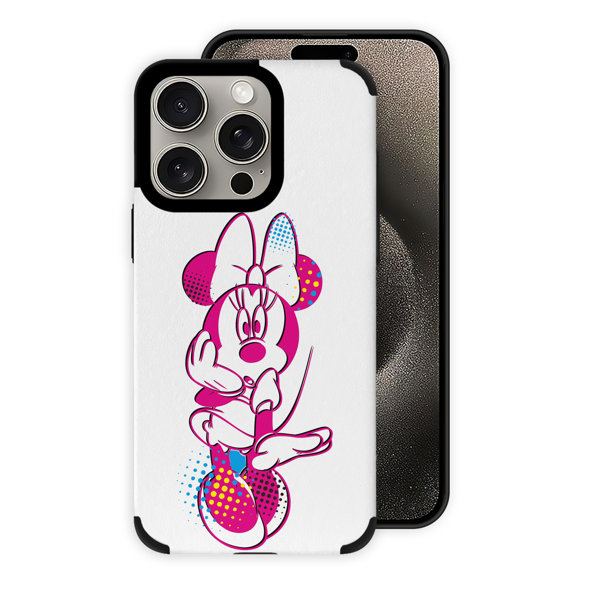 （画像用） ミッキーマウス Mickey Mouse 【iPhone15ProMax対応】 PUレザー スマホケース 耐衝撃＆黄変防止