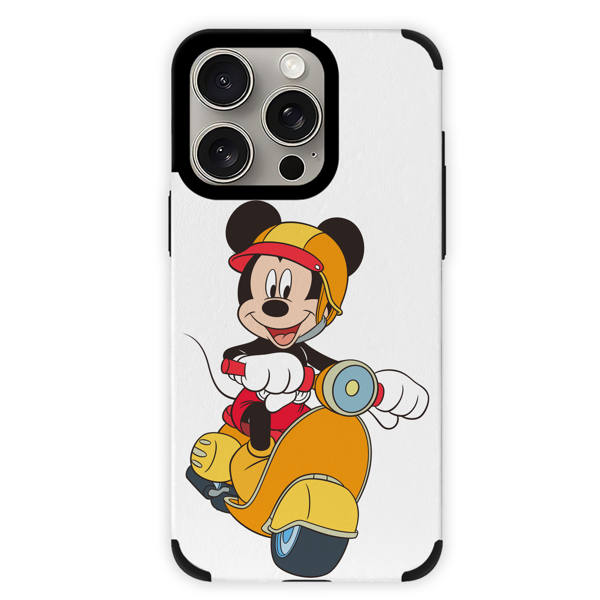 （画像用） ミッキーマウス Mickey Mouse 【iPhone15ProMax対応】 PUレザー スマホケース 耐衝撃＆黄変防止