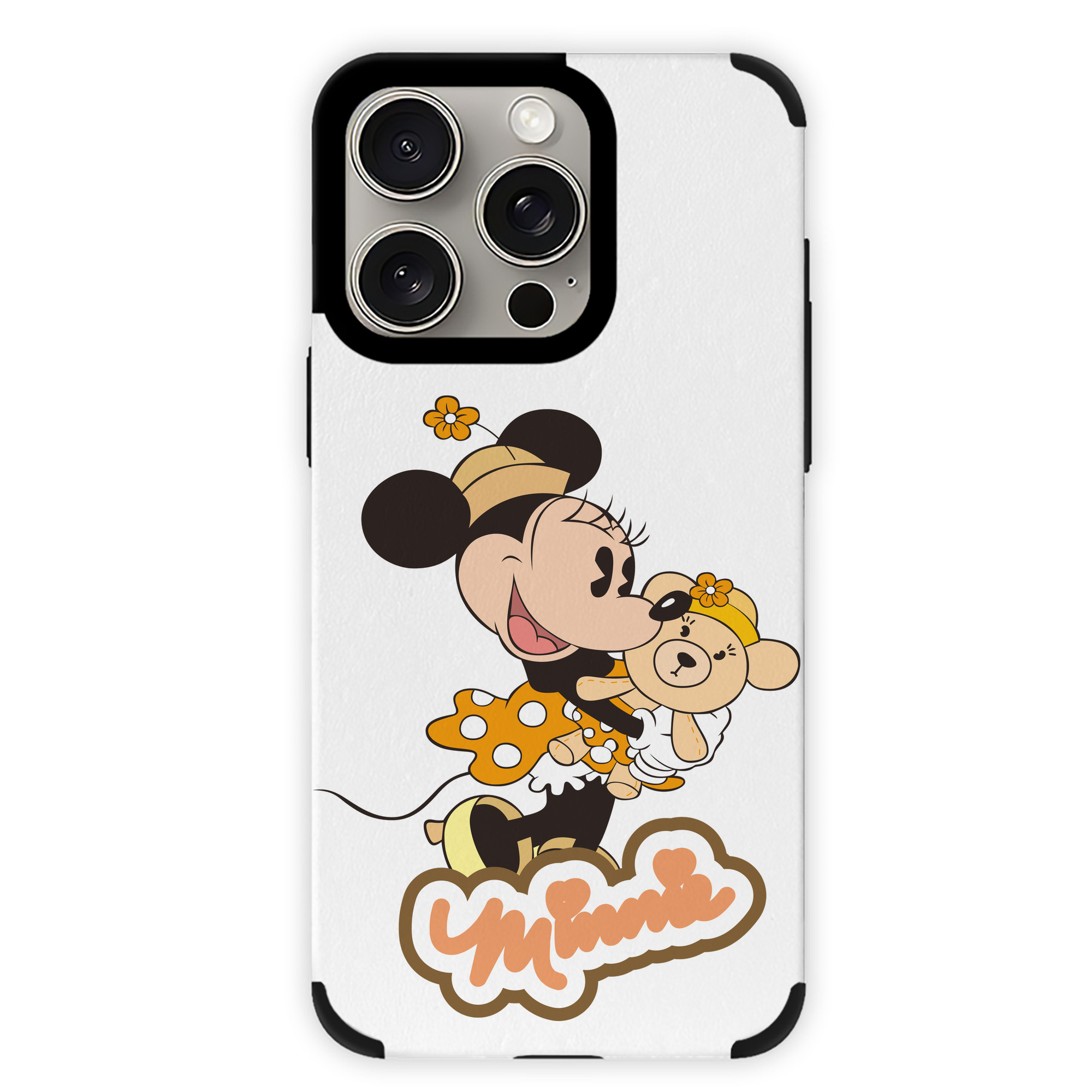 （画像用） ミッキーマウス Mickey Mouse 【iPhone15ProMax対応】 PUレザー スマホケース 耐衝撃＆黄変防止