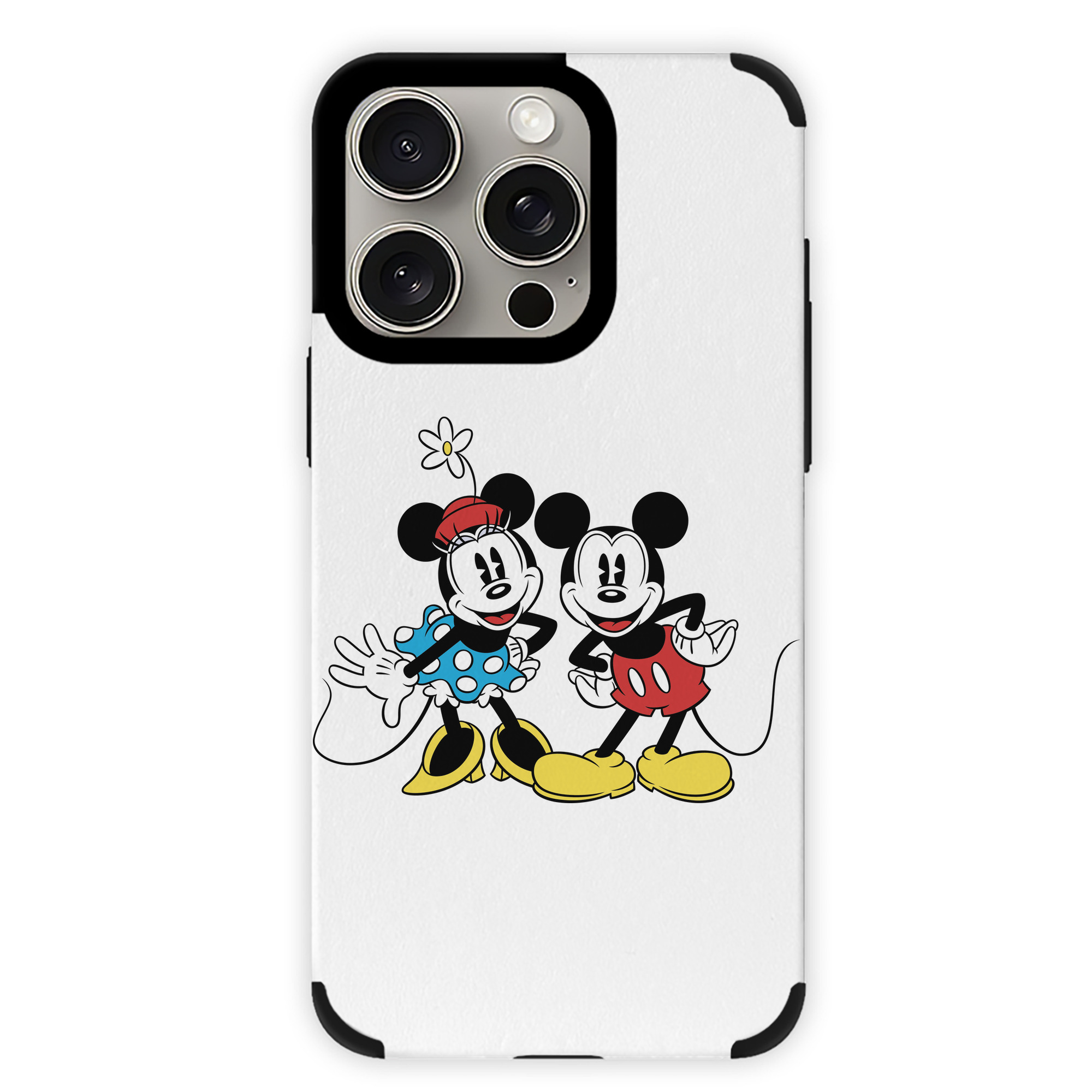 （画像用） ミッキーマウス Mickey Mouse 【iPhone15ProMax対応】 PUレザー スマホケース 耐衝撃＆黄変防止