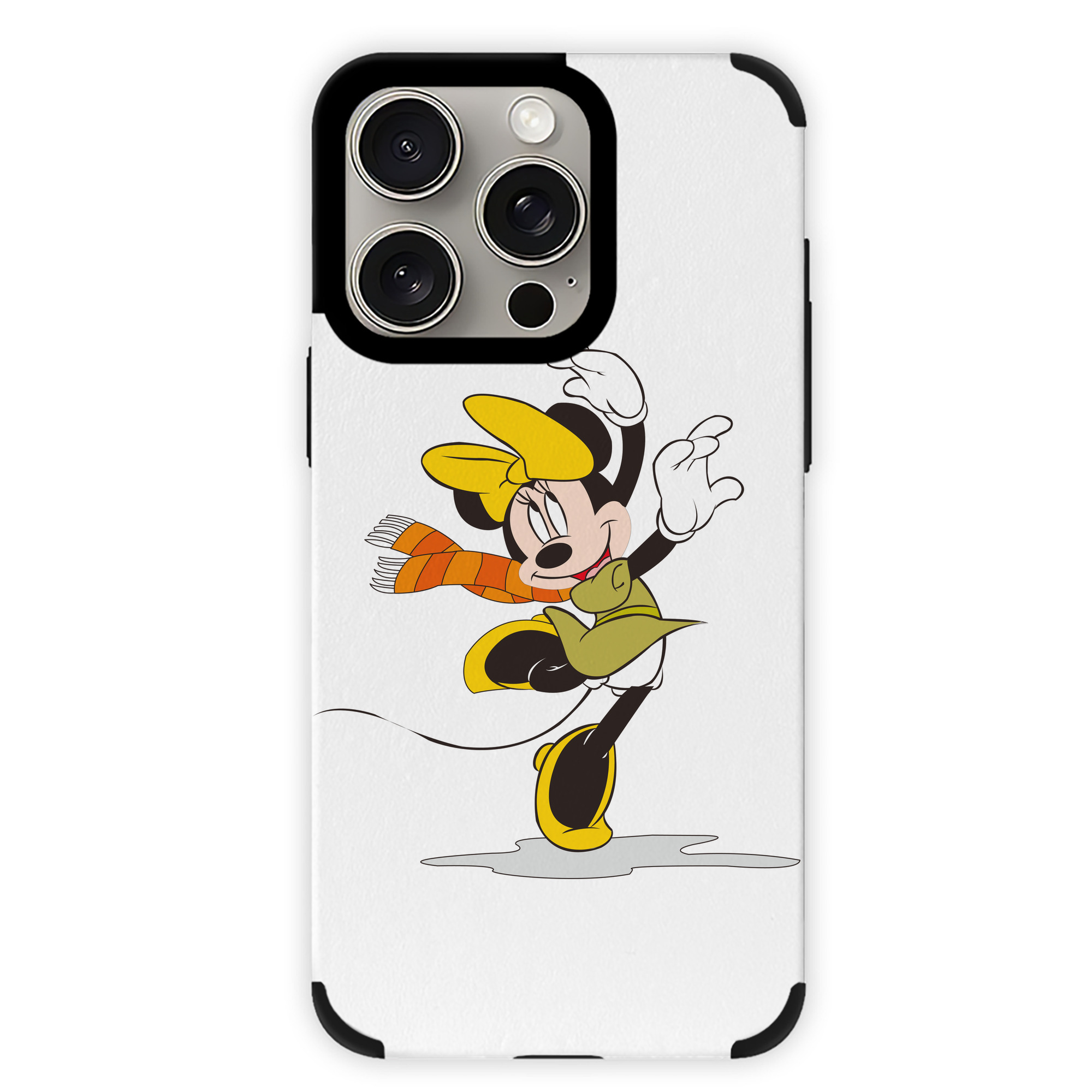 （画像用） ミッキーマウス Mickey Mouse 【iPhone15ProMax対応】 PUレザー スマホケース 耐衝撃＆黄変防止