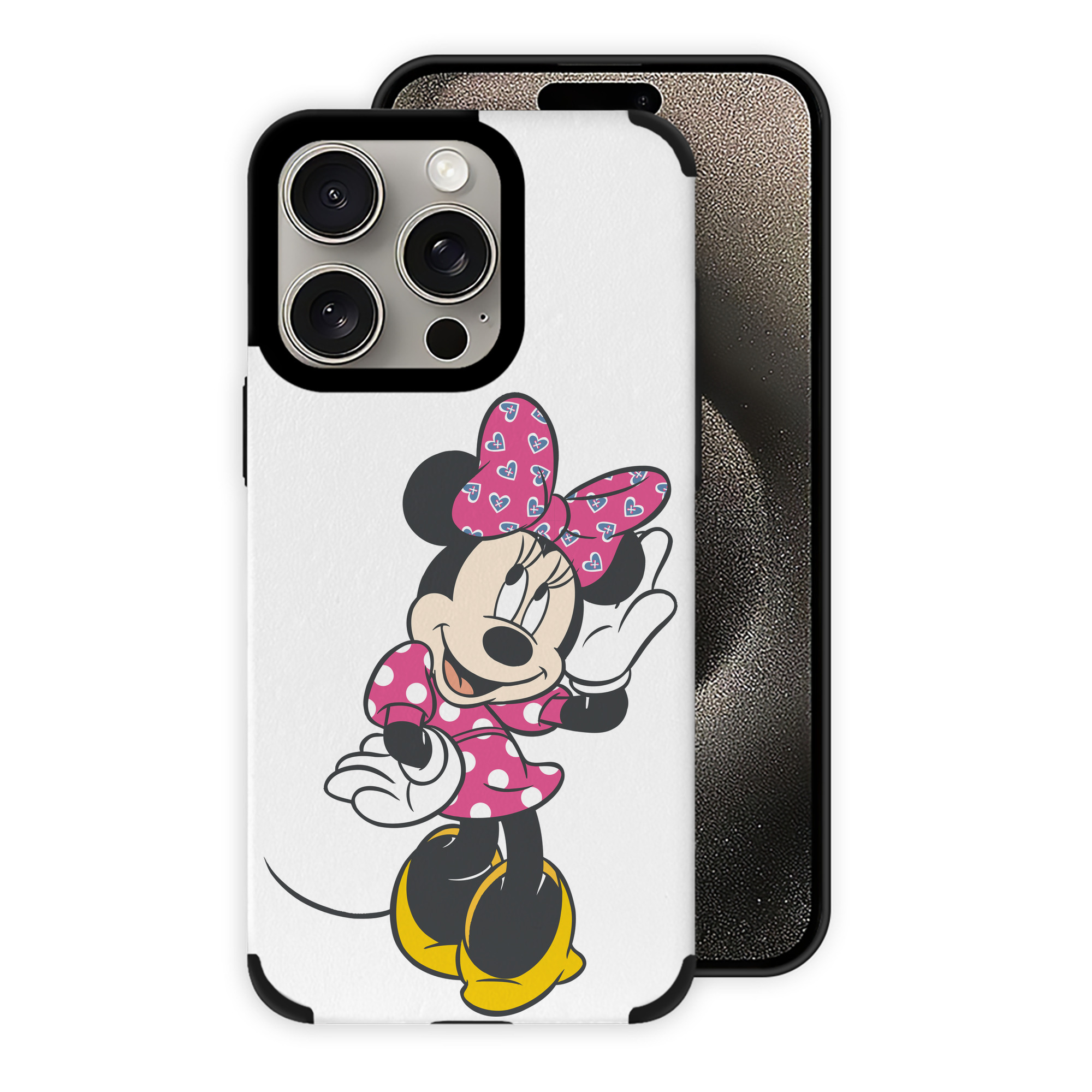 （画像用） ミッキーマウス Mickey Mouse 【iPhone15ProMax対応】 PUレザー スマホケース 耐衝撃＆黄変防止