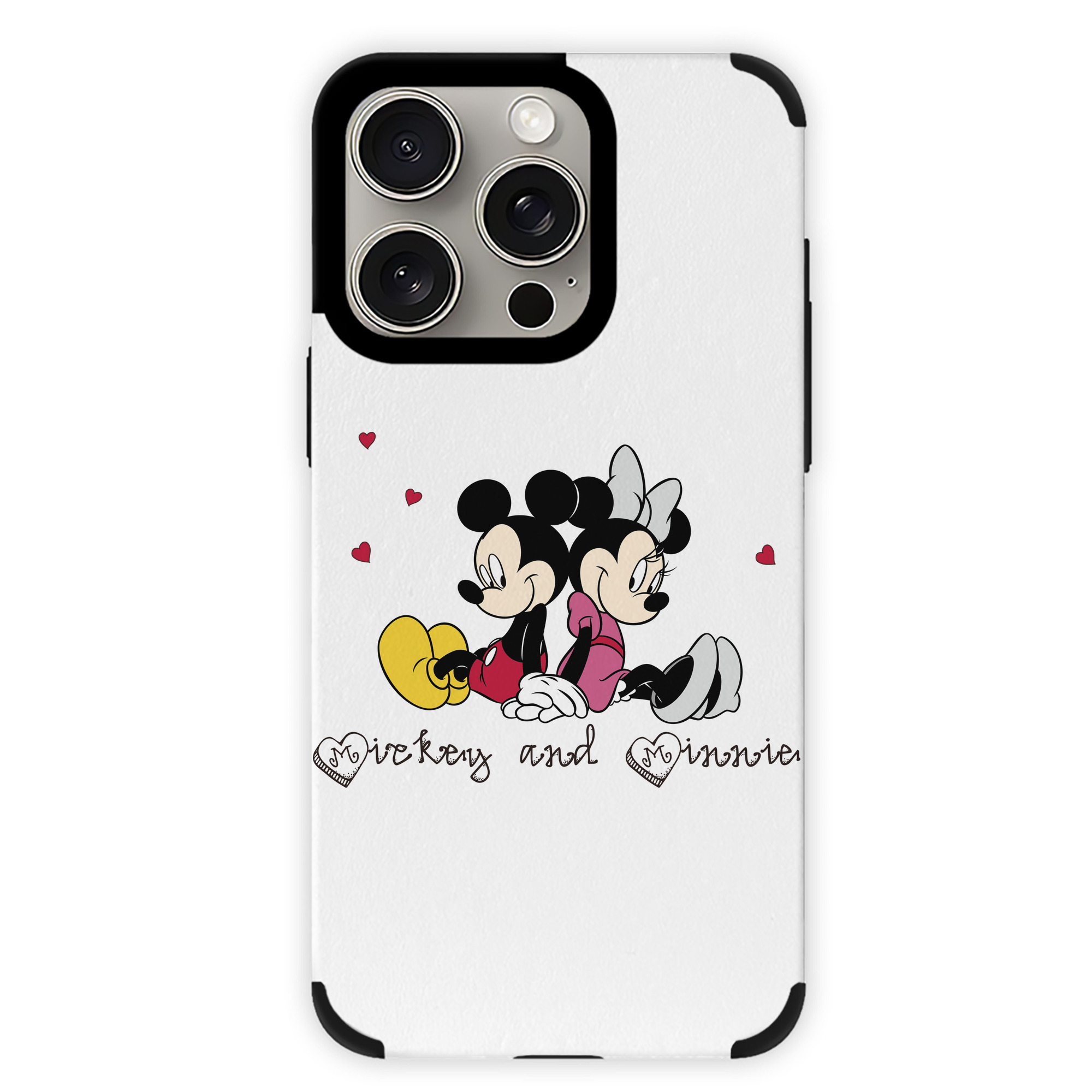（画像用） ミッキーマウス Mickey Mouse 【iPhone15ProMax対応】 PUレザー スマホケース 耐衝撃＆黄変防止