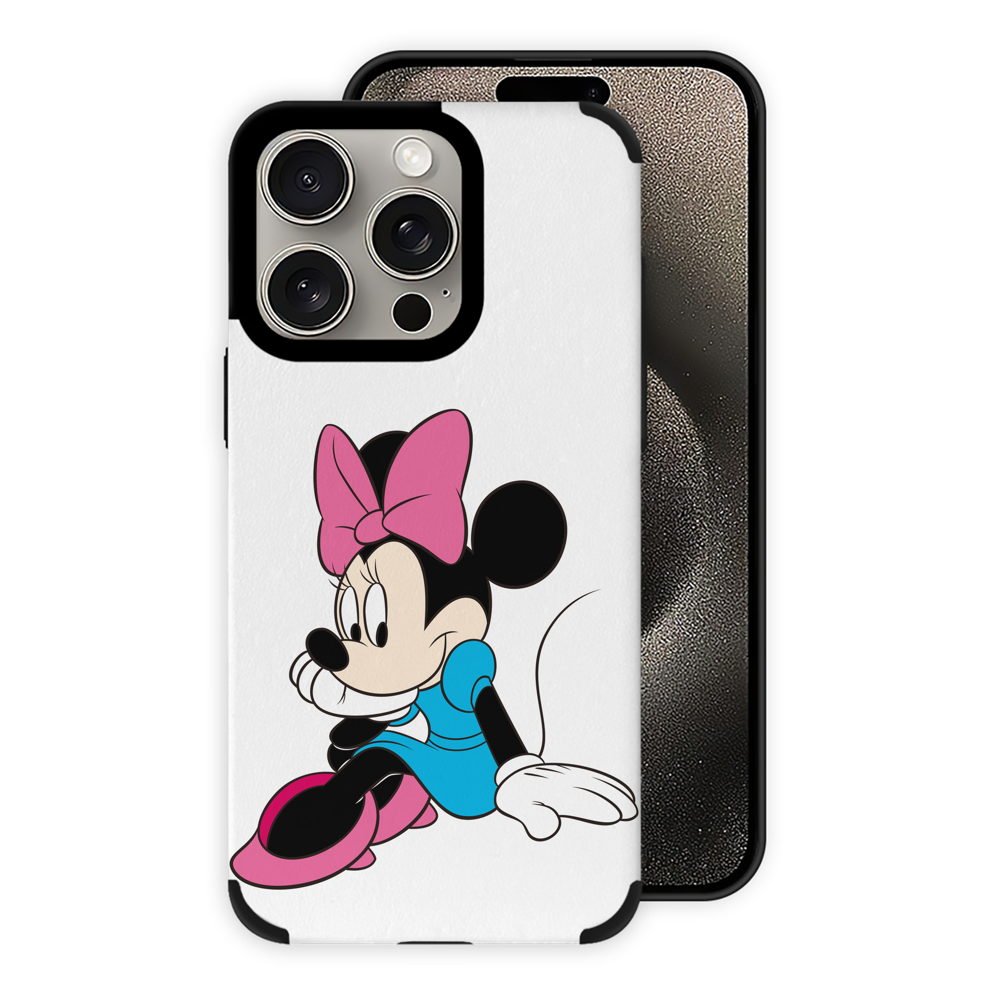 （画像用） ミッキーマウス Mickey Mouse 【iPhone15ProMax対応】 PUレザー スマホケース 耐衝撃＆黄変防止