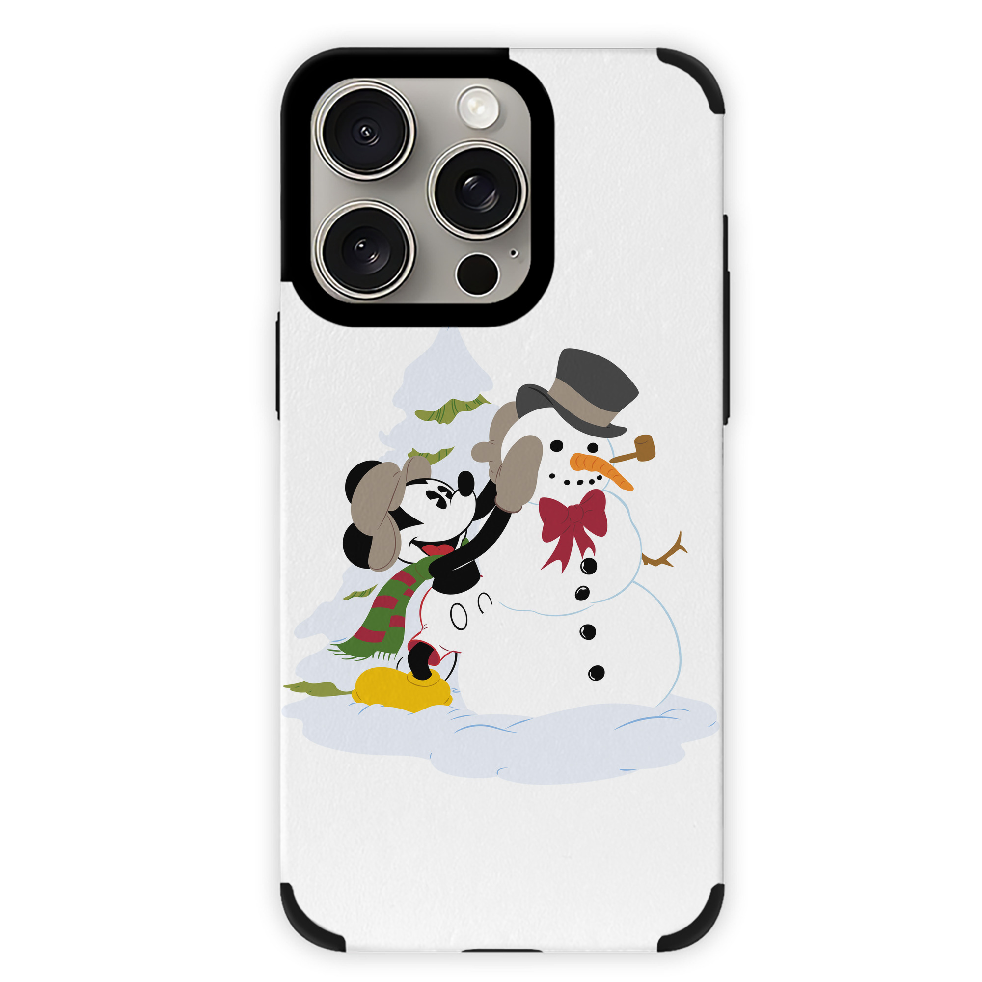 （画像用） ミッキーマウス Mickey Mouse 【iPhone15ProMax対応】 PUレザー スマホケース 耐衝撃＆黄変防止
