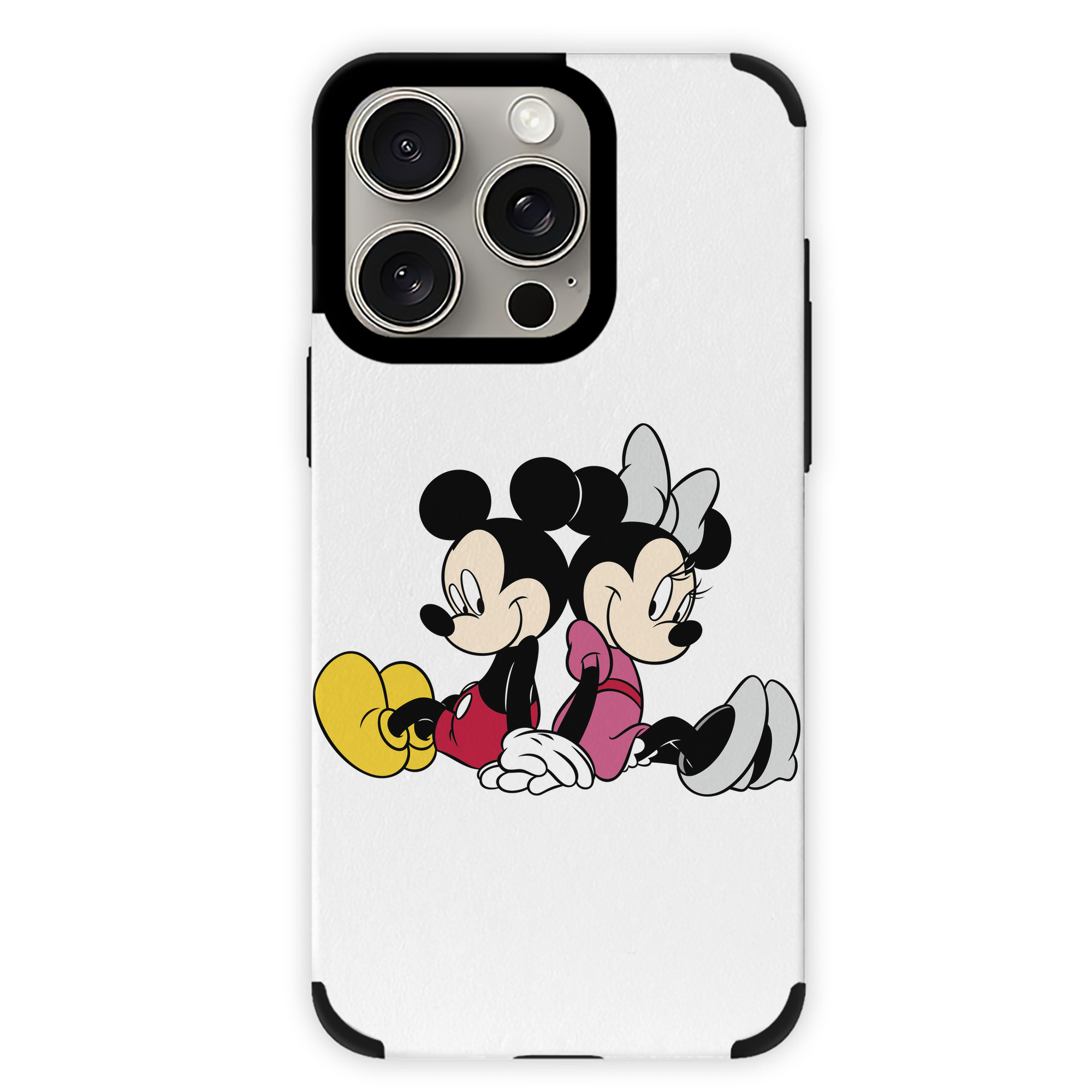 （画像用） ミッキーマウス Mickey Mouse 【iPhone15ProMax対応】 PUレザー スマホケース 耐衝撃＆黄変防止