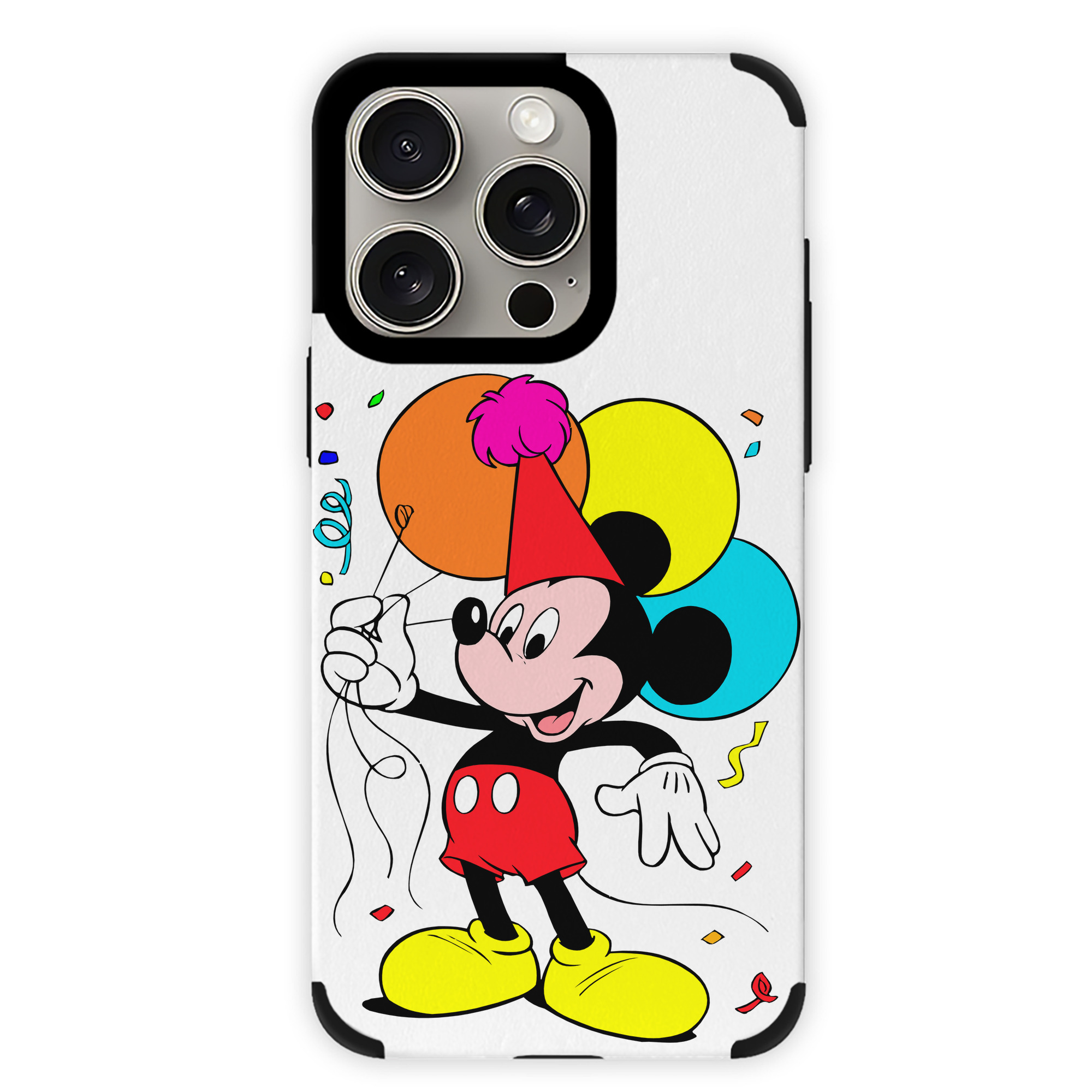 （画像用） ミッキーマウス Mickey Mouse 【iPhone15ProMax対応】 PUレザー スマホケース 耐衝撃＆黄変防止