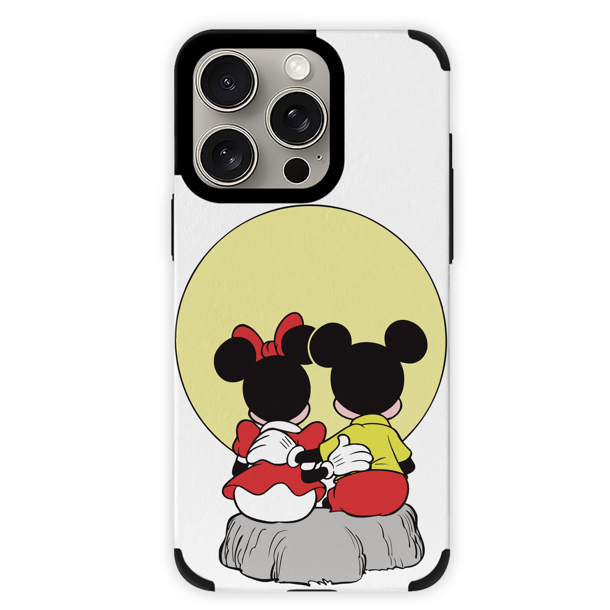 （画像用） ミッキーマウス Mickey Mouse 【iPhone15ProMax対応】 PUレザー スマホケース 耐衝撃＆黄変防止