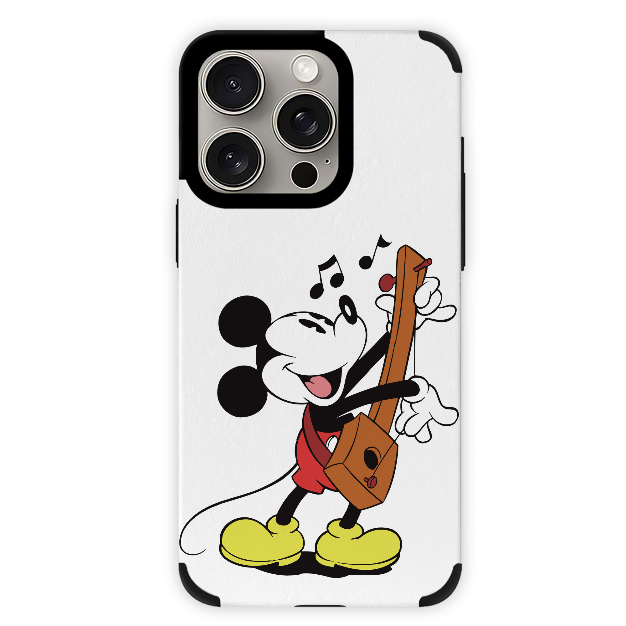 （画像用） ミッキーマウス Mickey Mouse 【iPhone15ProMax対応】 PUレザー スマホケース 耐衝撃＆黄変防止