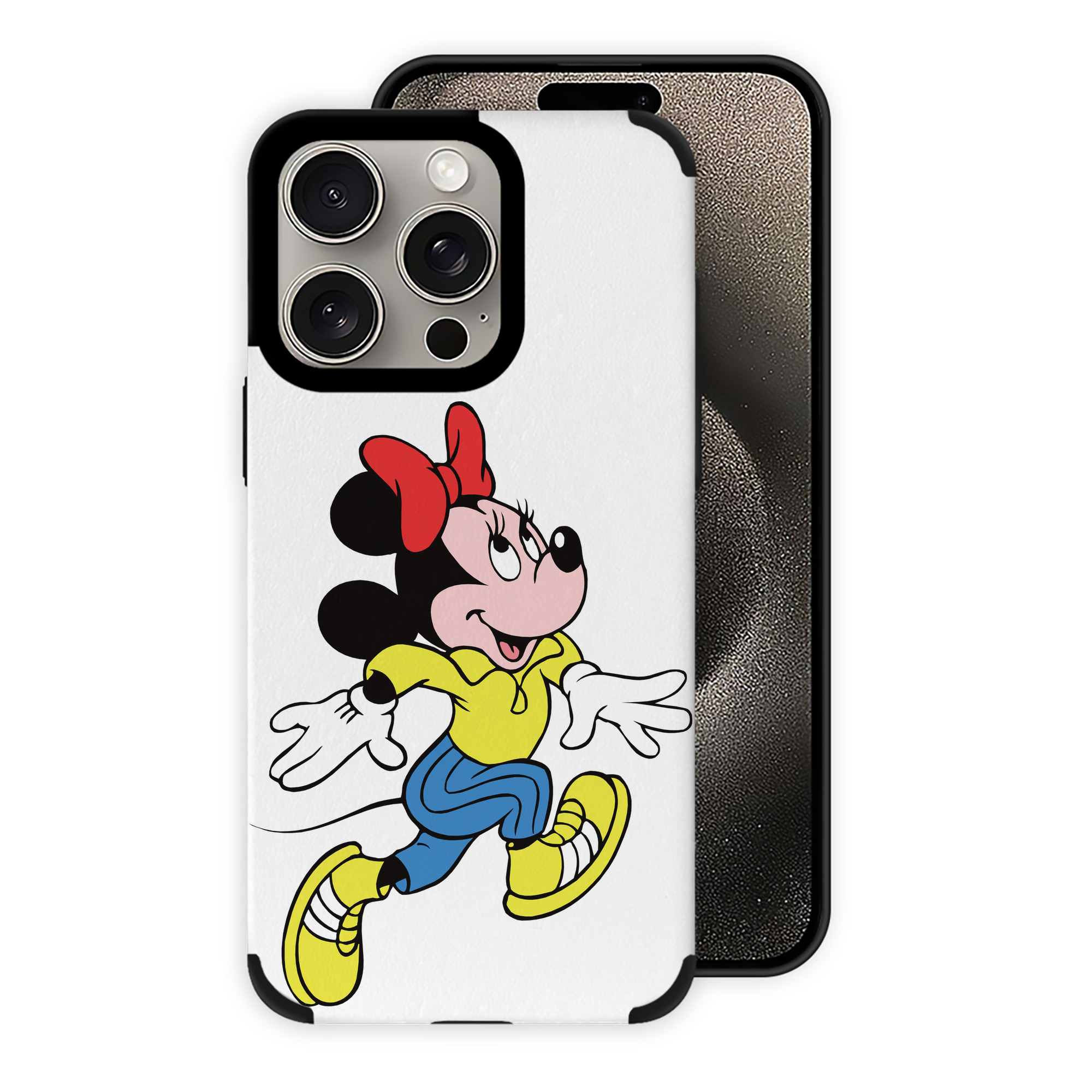 （画像用） ミッキーマウス Mickey Mouse 【iPhone15ProMax対応】 PUレザー スマホケース 耐衝撃＆黄変防止