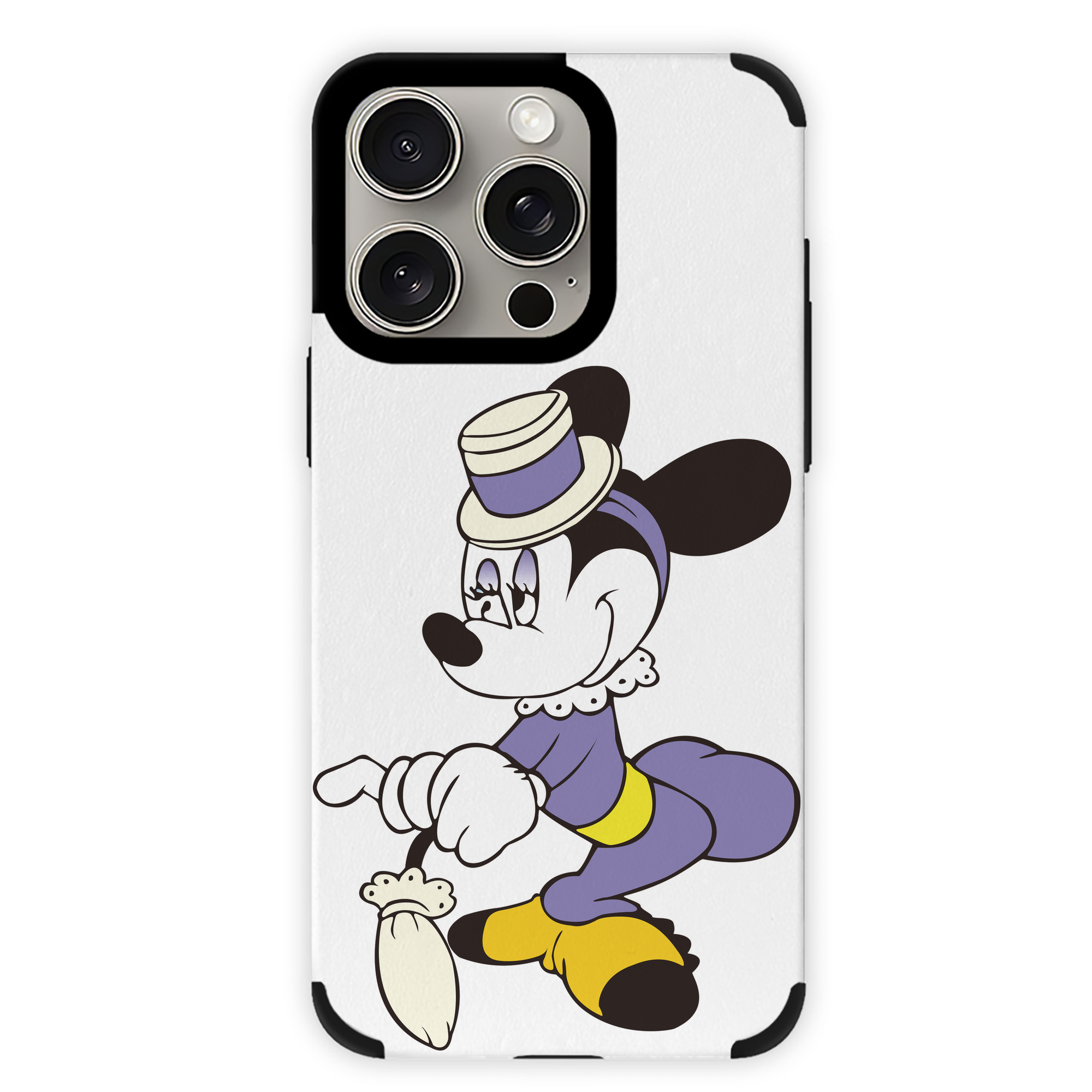 （画像用） ミッキーマウス Mickey Mouse 【iPhone15ProMax対応】 PUレザー スマホケース 耐衝撃＆黄変防止
