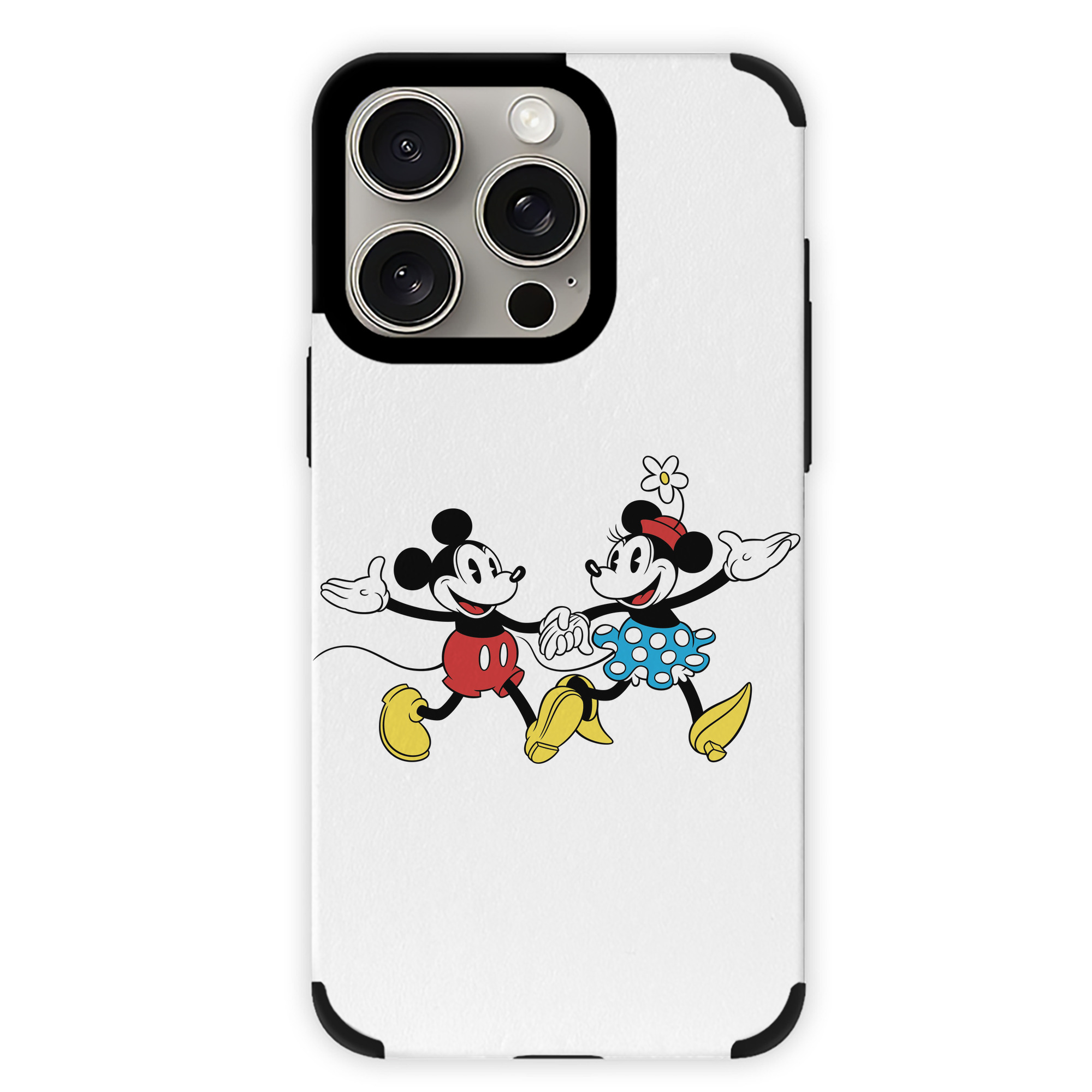（画像用） ミッキーマウス Mickey Mouse 【iPhone15ProMax対応】 PUレザー スマホケース 耐衝撃＆黄変防止