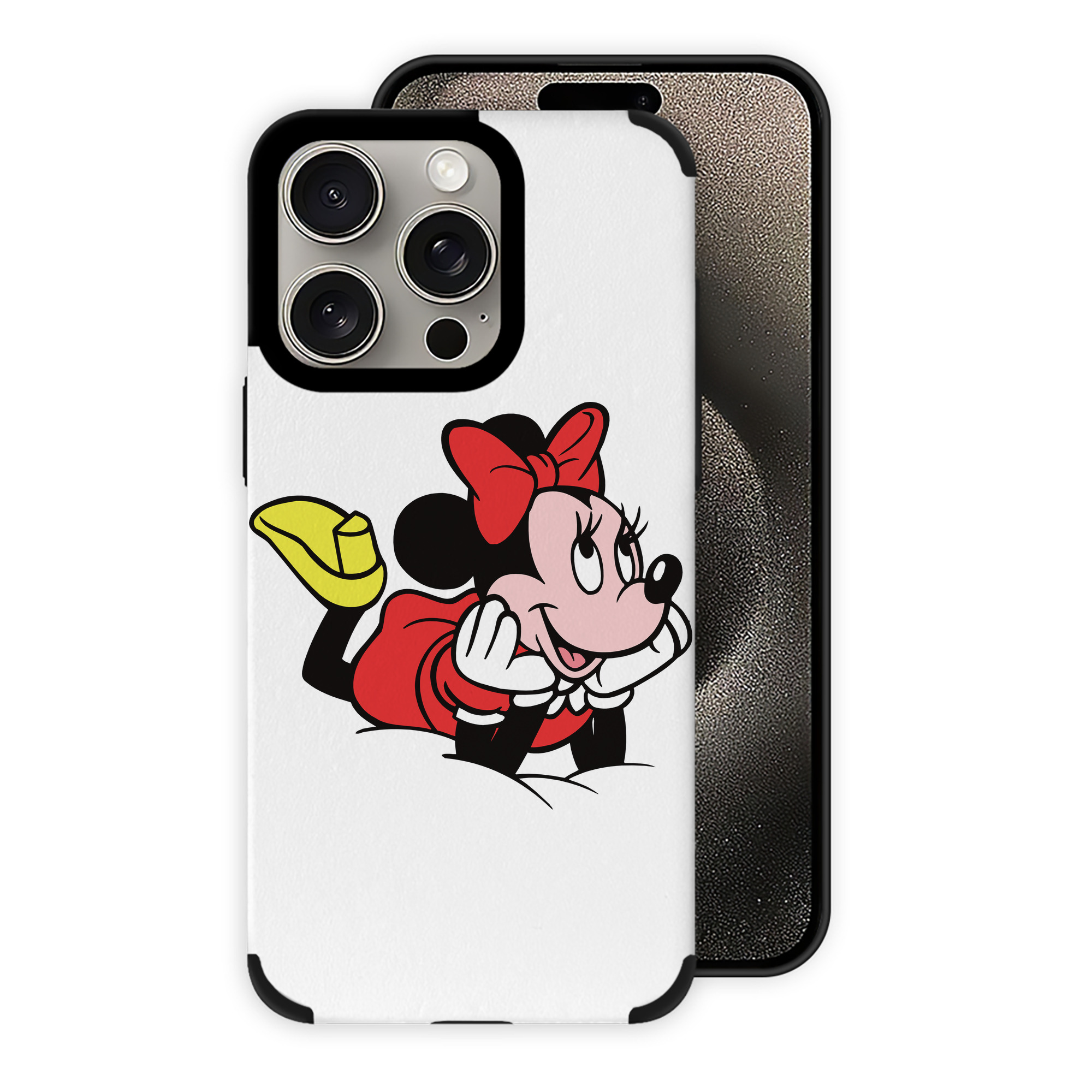 （画像用） ミッキーマウス Mickey Mouse 【iPhone15ProMax対応】 PUレザー スマホケース 耐衝撃＆黄変防止