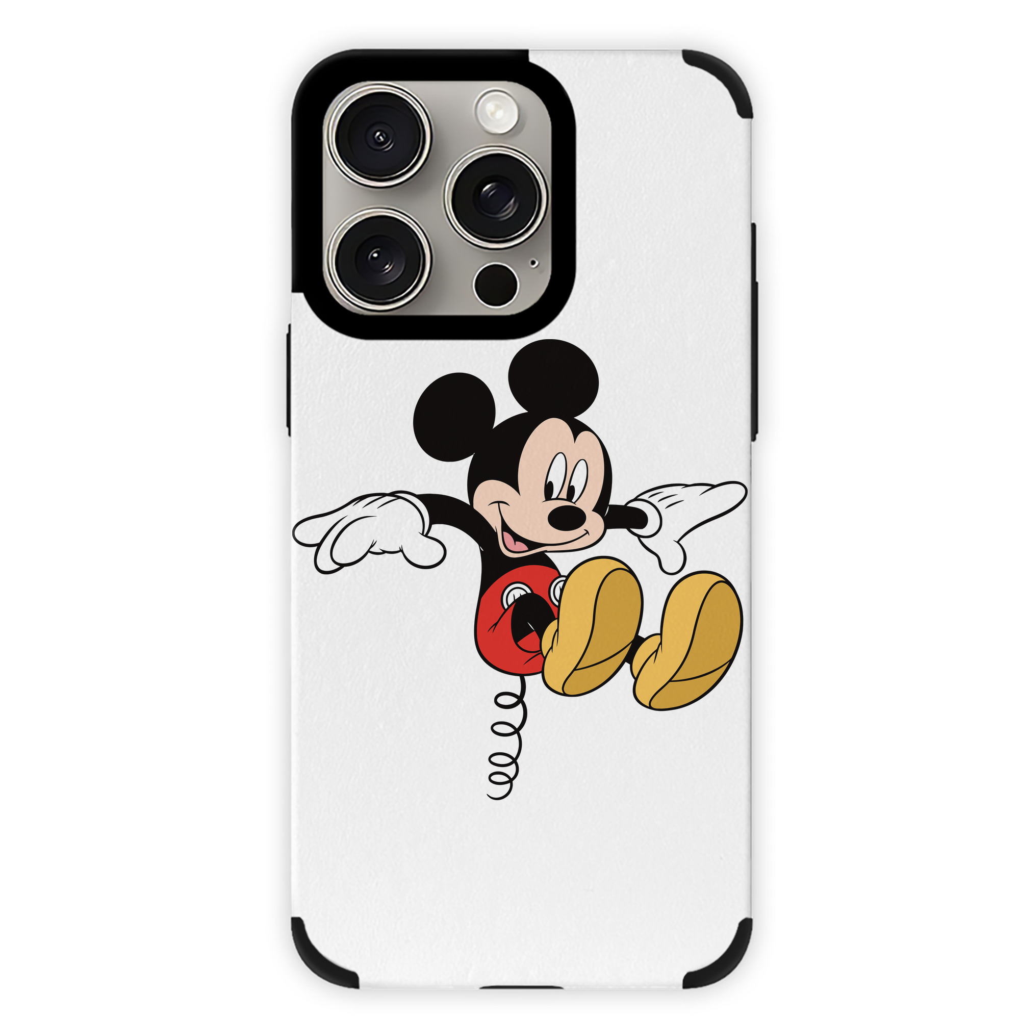 （画像用） ミッキーマウス Mickey Mouse 【iPhone15ProMax対応】 PUレザー スマホケース 耐衝撃＆黄変防止