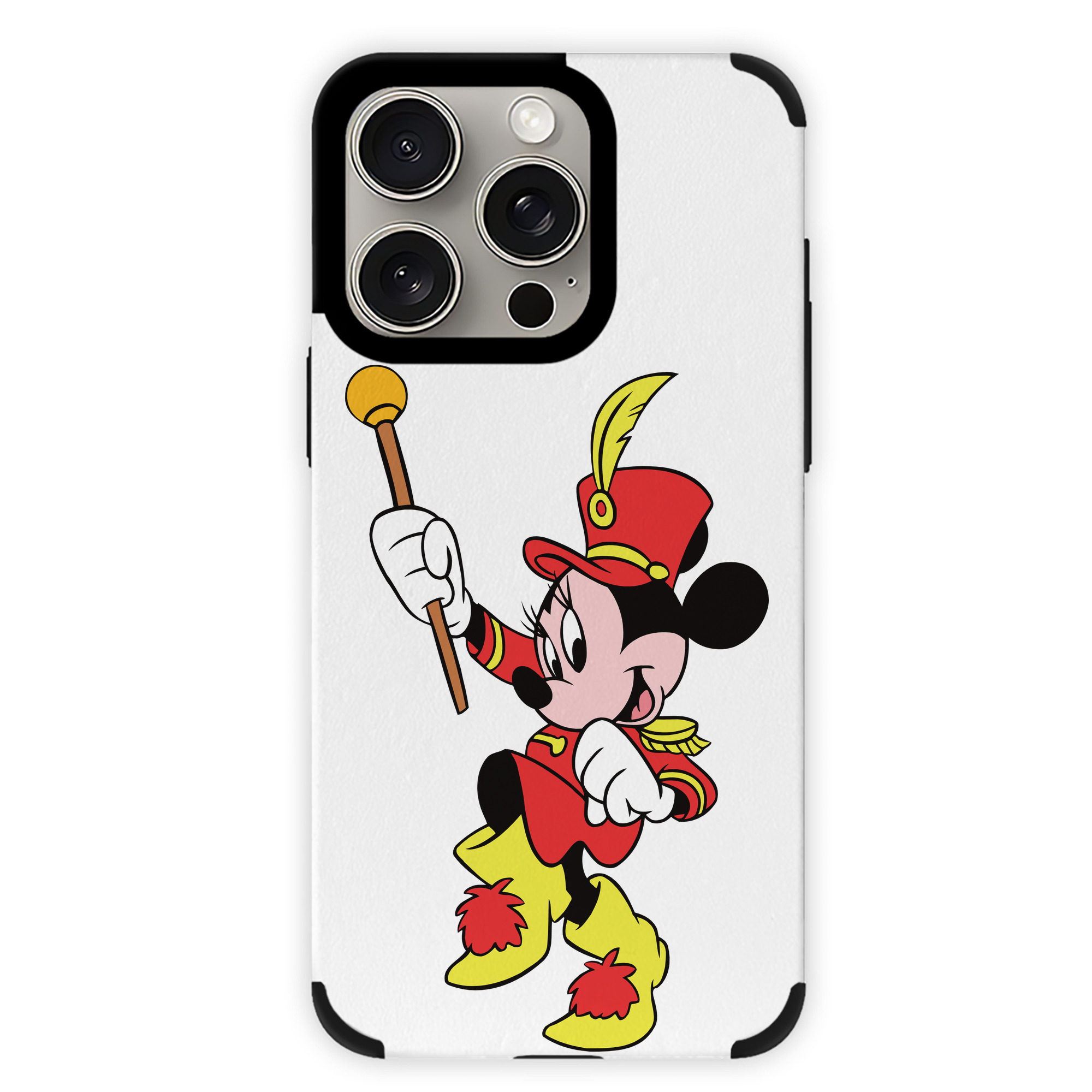 （画像用） ミッキーマウス Mickey Mouse 【iPhone15ProMax対応】 PUレザー スマホケース 耐衝撃＆黄変防止