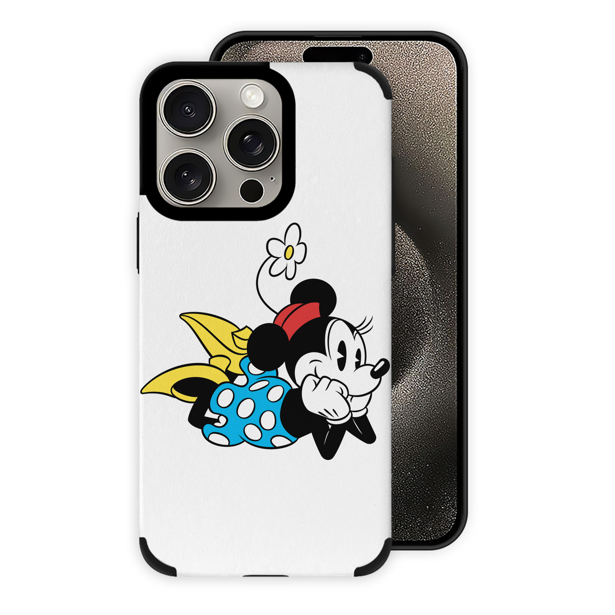 （画像用） ミッキーマウス Mickey Mouse 【iPhone15ProMax対応】 PUレザー スマホケース 耐衝撃＆黄変防止