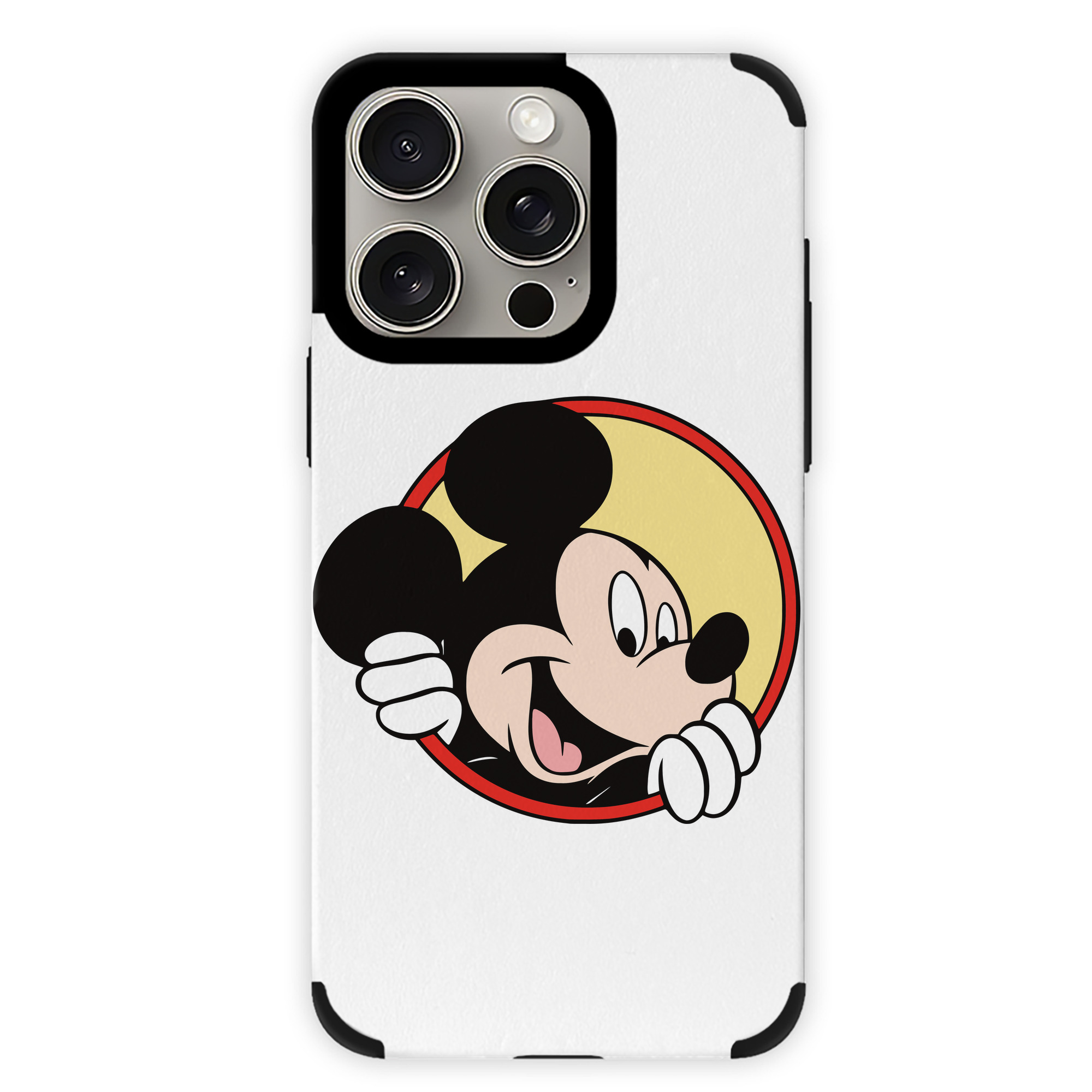 （画像用） ミッキーマウス Mickey Mouse 【iPhone15ProMax対応】 PUレザー スマホケース 耐衝撃＆黄変防止