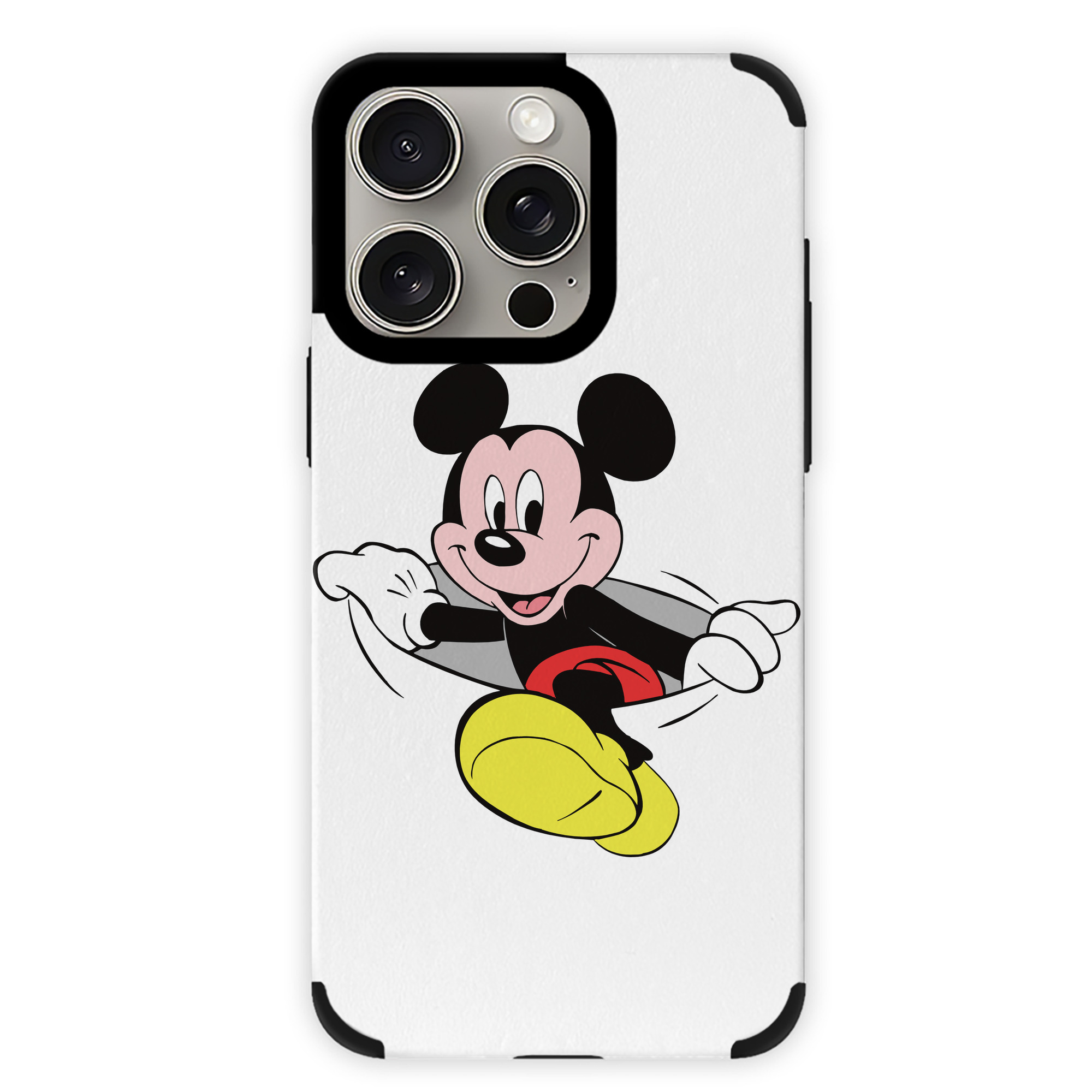 （画像用） ミッキーマウス Mickey Mouse 【iPhone15ProMax対応】 PUレザー スマホケース 耐衝撃＆黄変防止