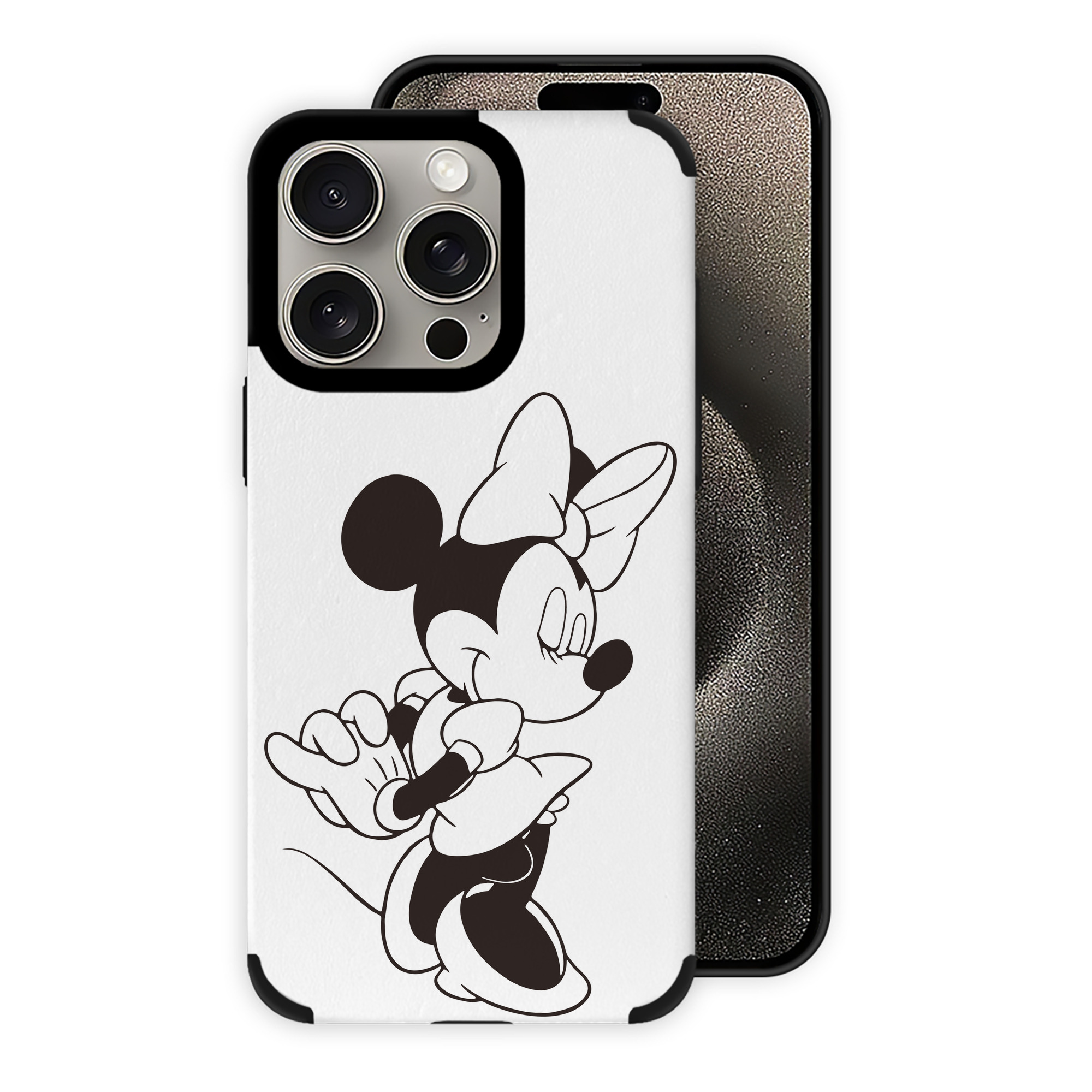 （画像用） ミッキーマウス Mickey Mouse 【iPhone15ProMax対応】 PUレザー スマホケース 耐衝撃＆黄変防止