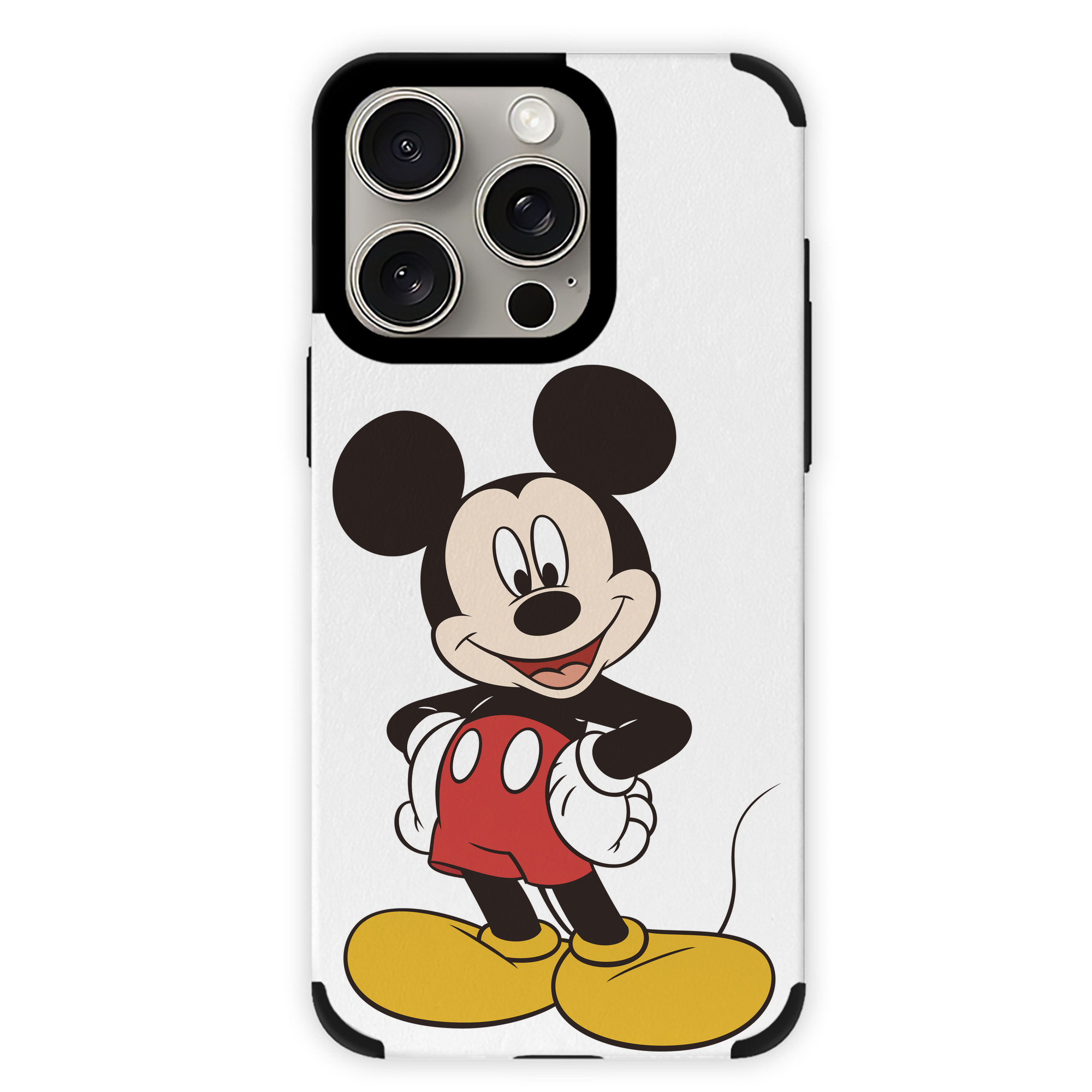 （画像用） ミッキーマウス Mickey Mouse 【iPhone15ProMax対応】 PUレザー スマホケース 耐衝撃＆黄変防止