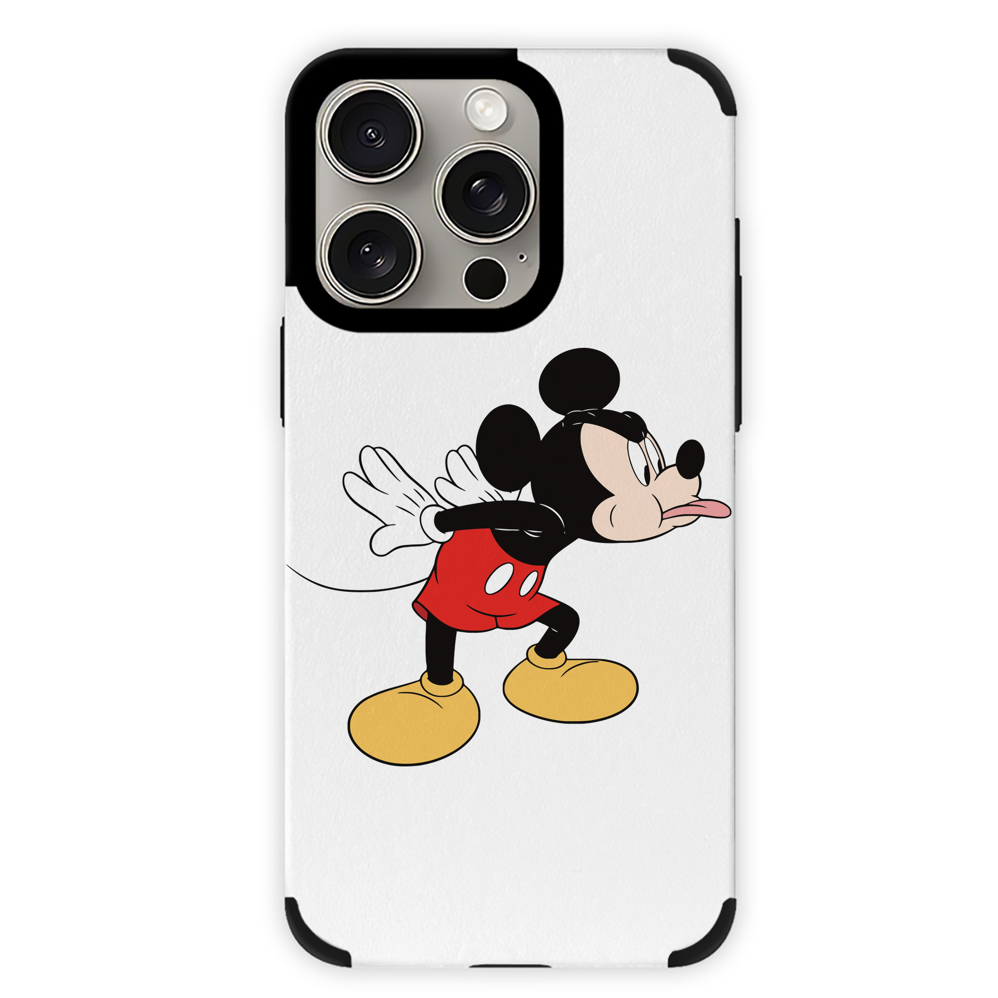 （画像用） ミッキーマウス Mickey Mouse 【iPhone15ProMax対応】 PUレザー スマホケース 耐衝撃＆黄変防止