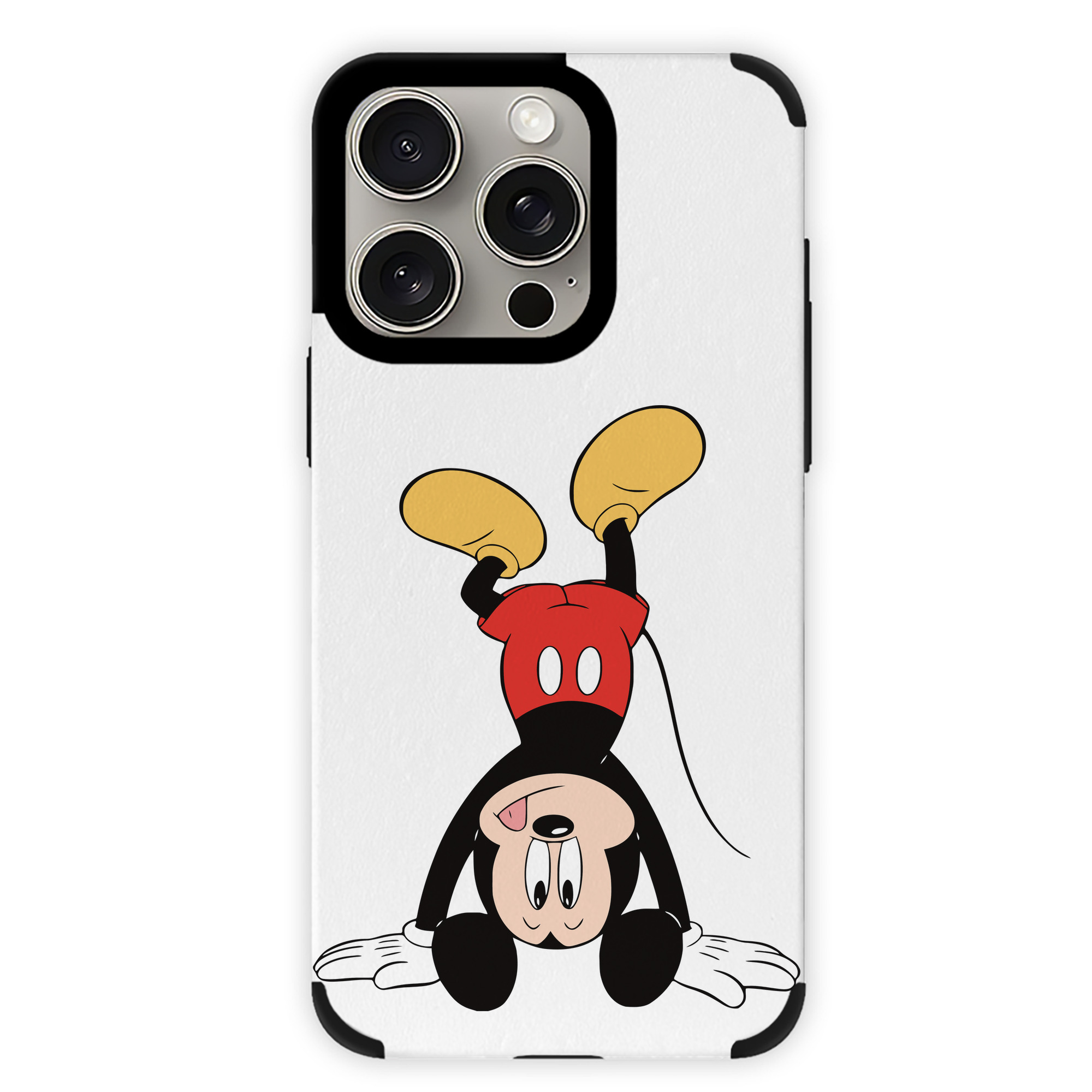 （画像用） ミッキーマウス Mickey Mouse 【iPhone15ProMax対応】 PUレザー スマホケース 耐衝撃＆黄変防止