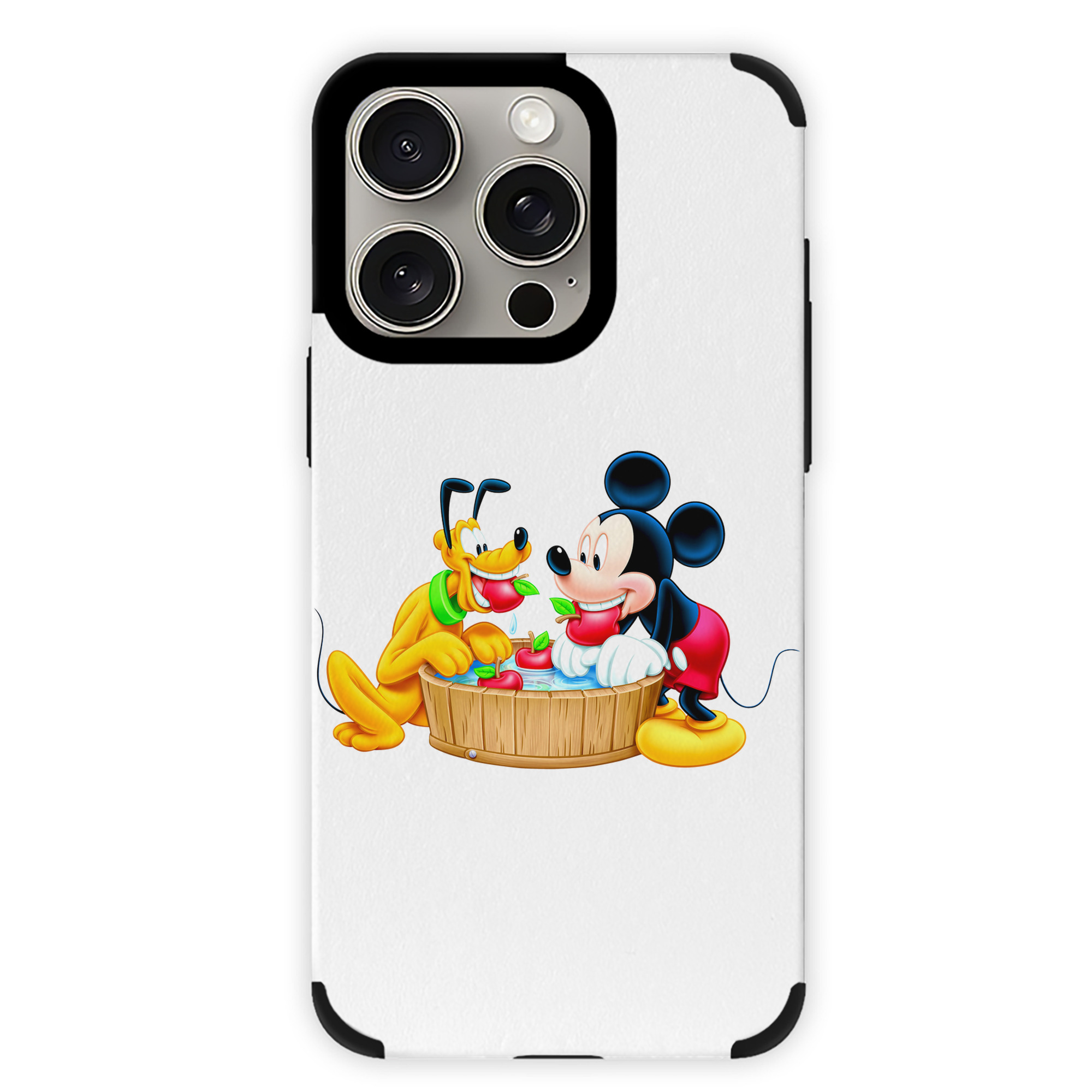 （画像用） ミッキーマウス Mickey Mouse 【iPhone15ProMax対応】 PUレザー スマホケース 耐衝撃＆黄変防止