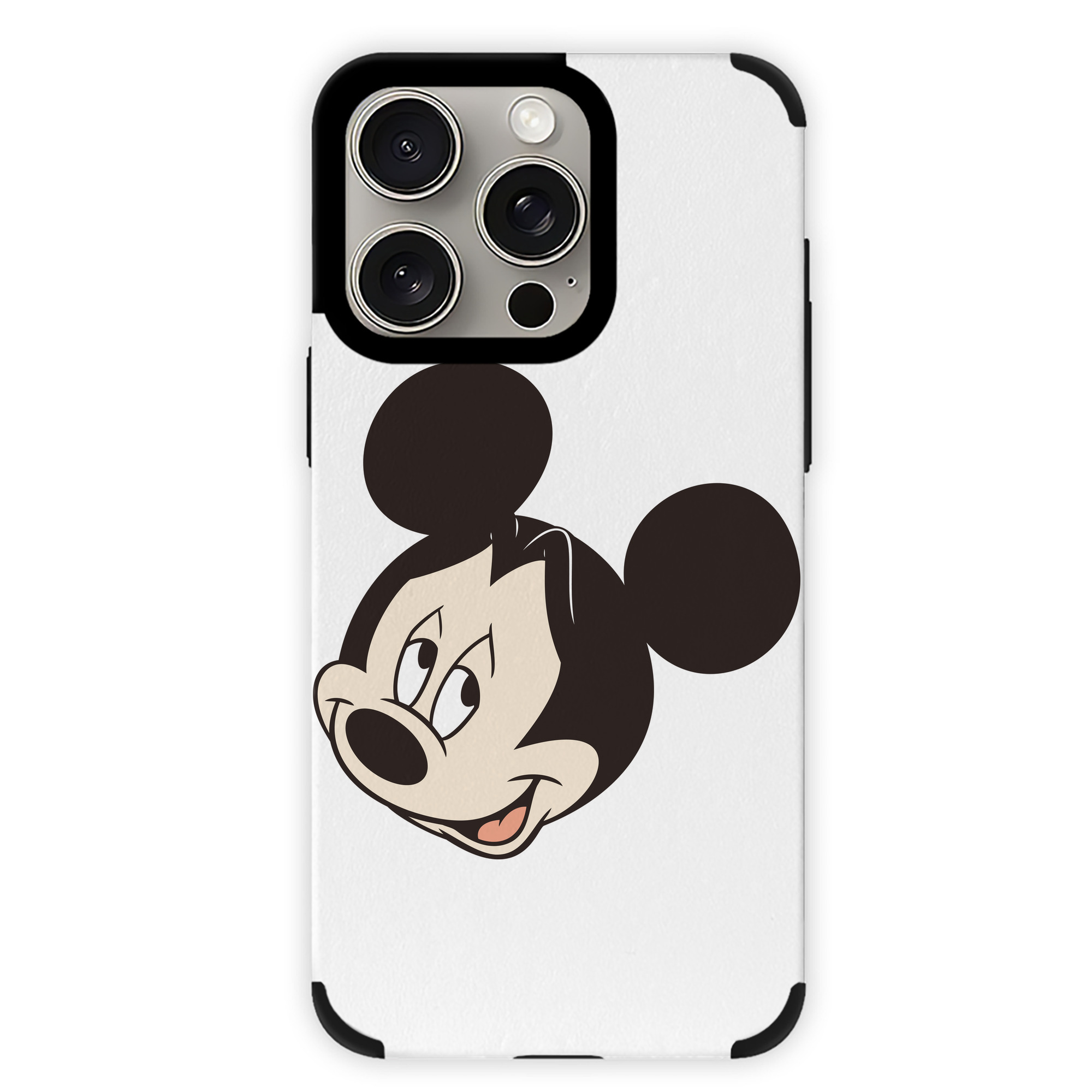 （画像用） ミッキーマウス Mickey Mouse 【iPhone15ProMax対応】 PUレザー スマホケース 耐衝撃＆黄変防止