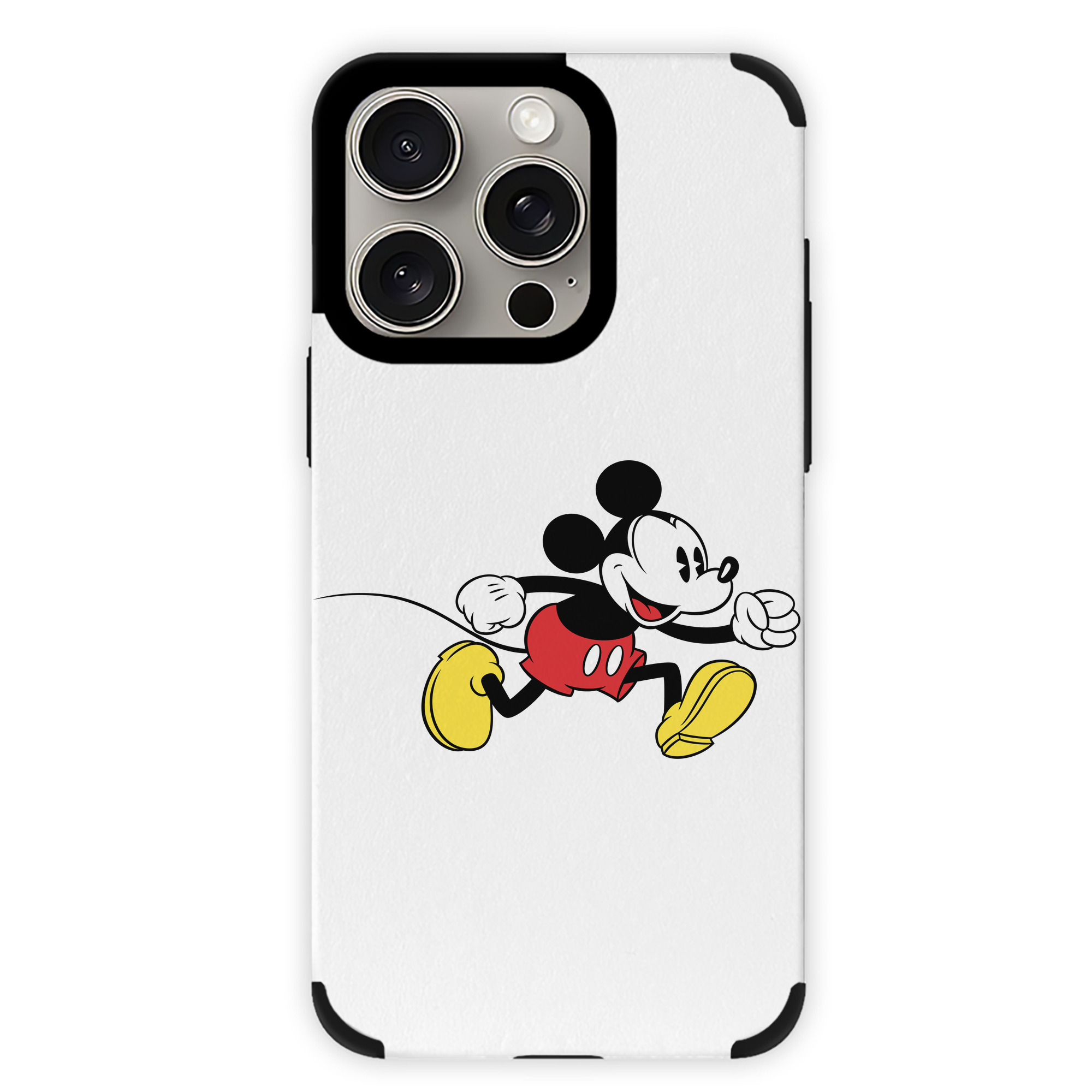 （画像用） ミッキーマウス Mickey Mouse 【iPhone15ProMax対応】 PUレザー スマホケース 耐衝撃＆黄変防止