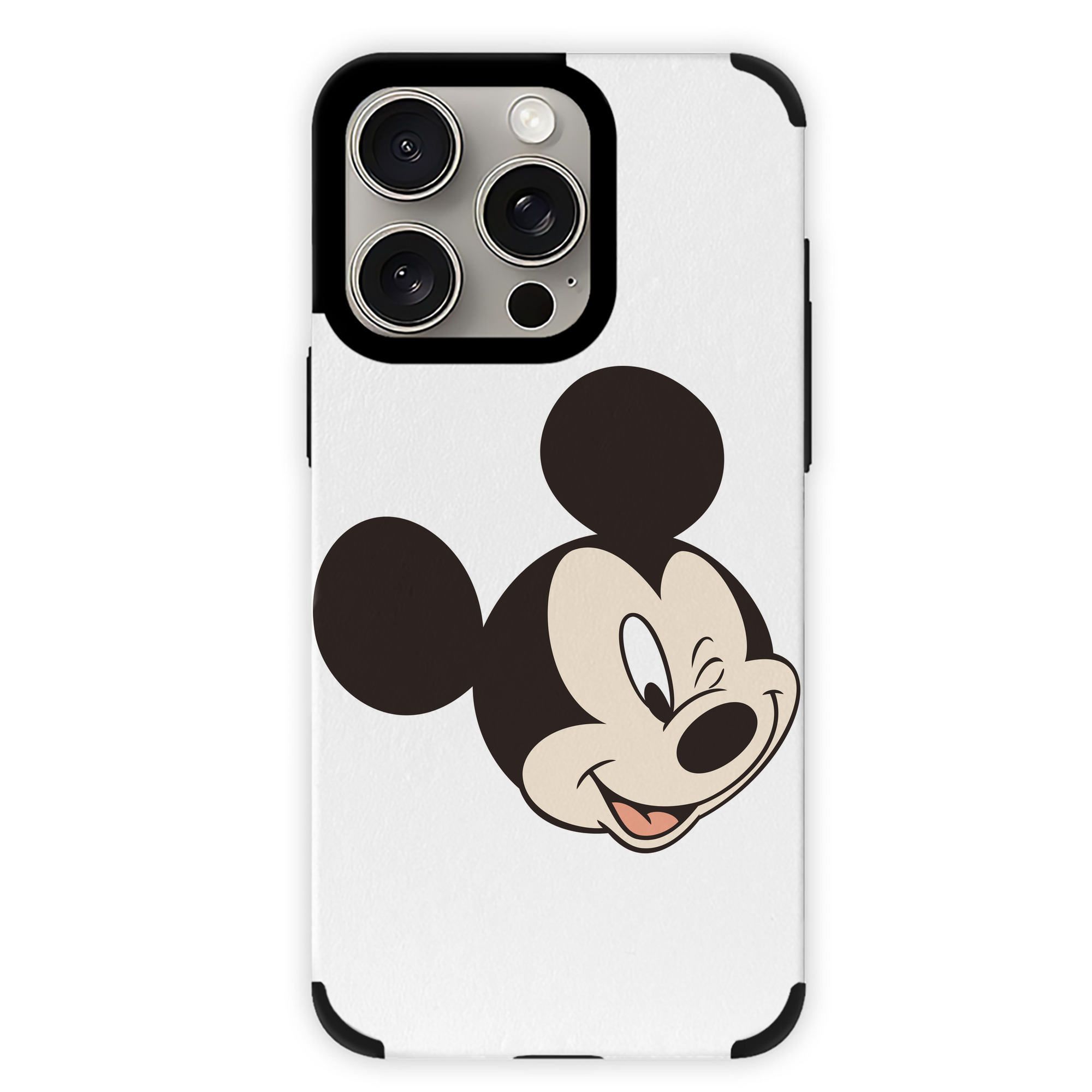 （画像用） ミッキーマウス Mickey Mouse 【iPhone15ProMax対応】 PUレザー スマホケース 耐衝撃＆黄変防止