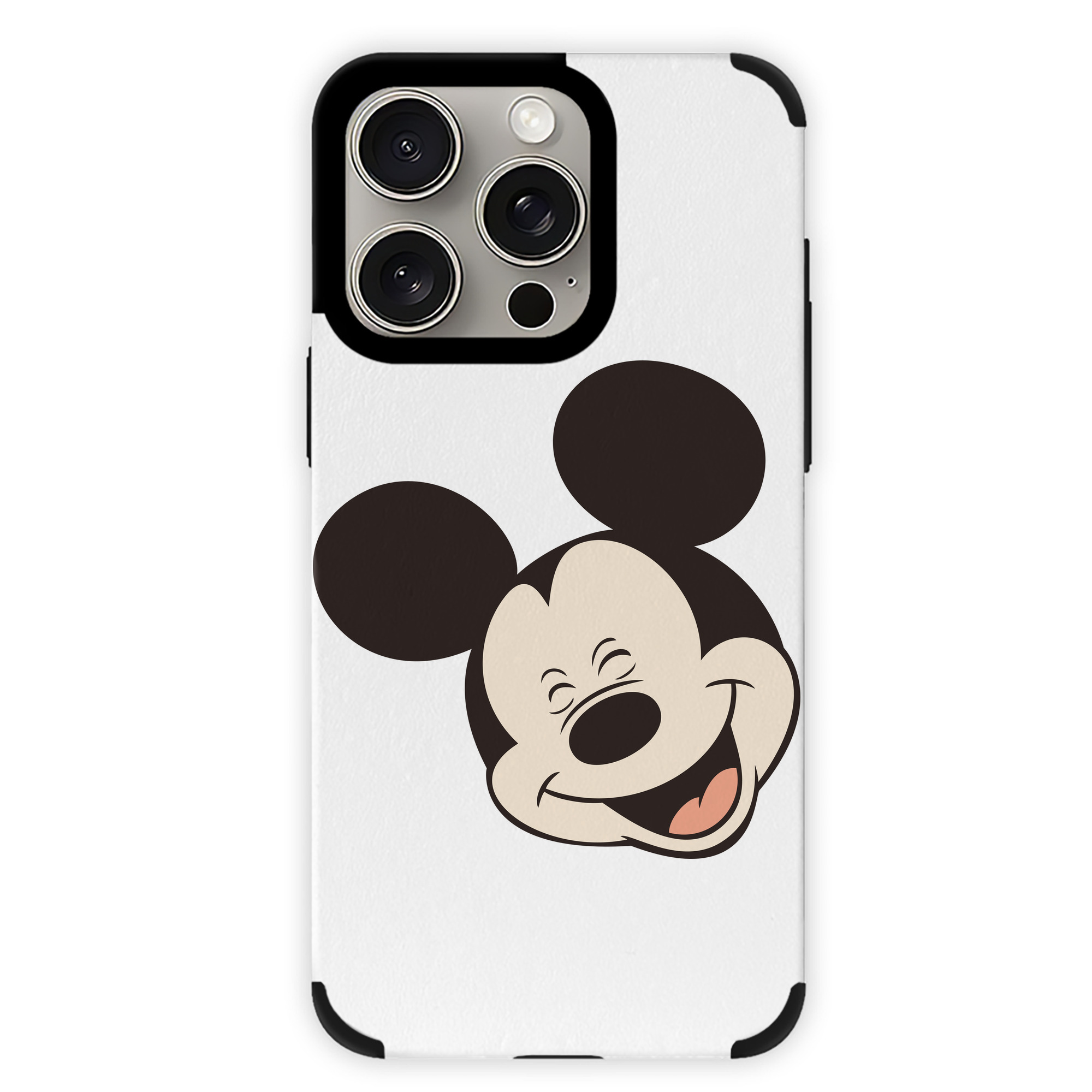 （画像用） ミッキーマウス Mickey Mouse 【iPhone15ProMax対応】 PUレザー スマホケース 耐衝撃＆黄変防止