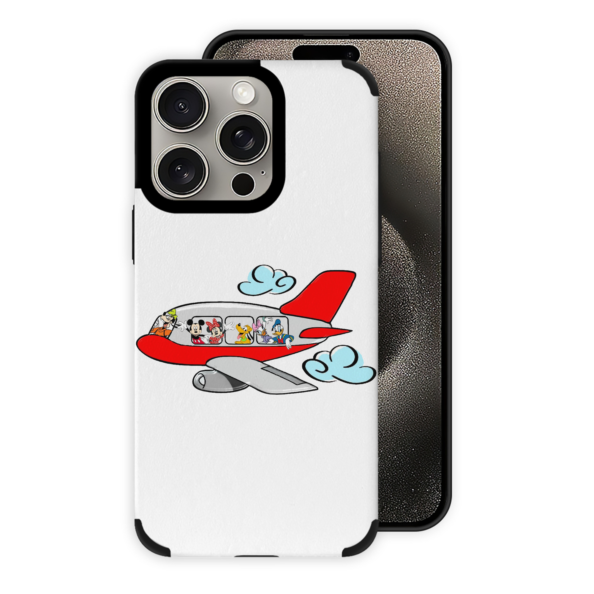 （画像用） ミッキーマウス Mickey Mouse 【iPhone15ProMax対応】 PUレザー スマホケース 耐衝撃＆黄変防止