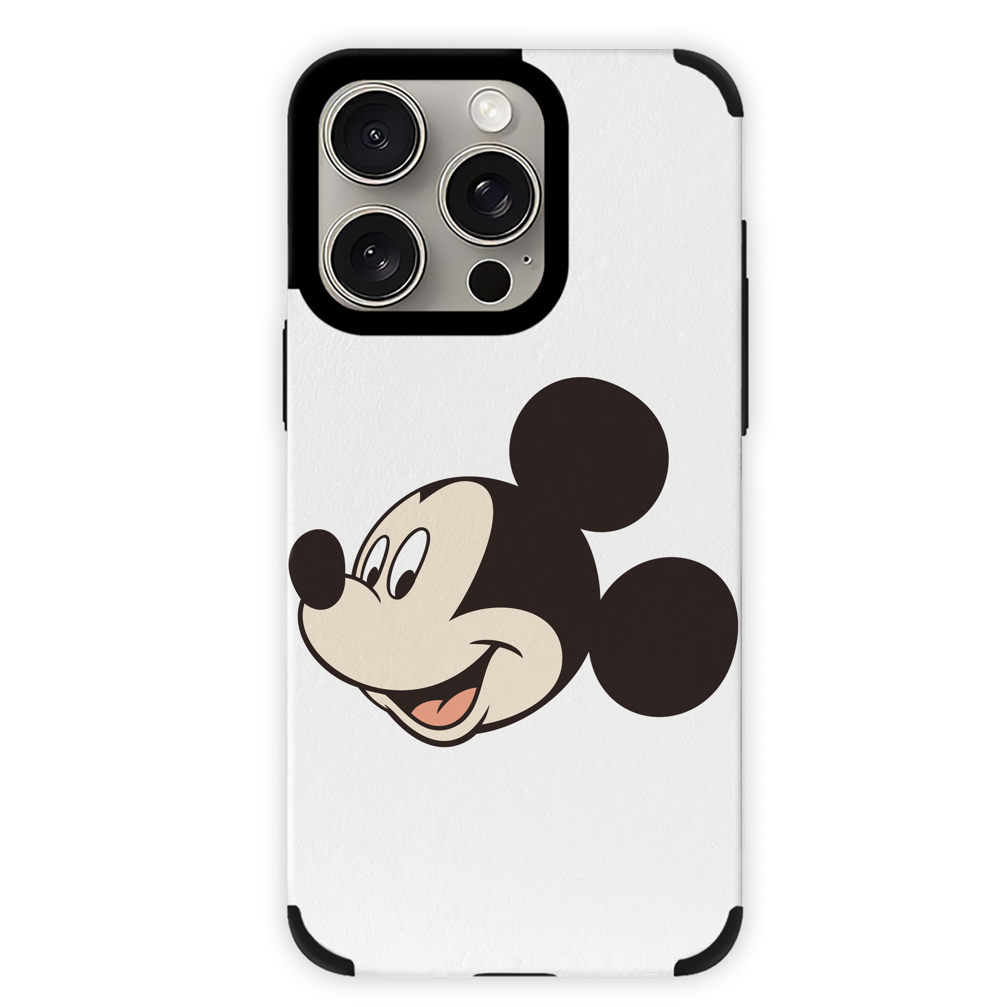 （画像用） ミッキーマウス Mickey Mouse 【iPhone15ProMax対応】 PUレザー スマホケース 耐衝撃＆黄変防止