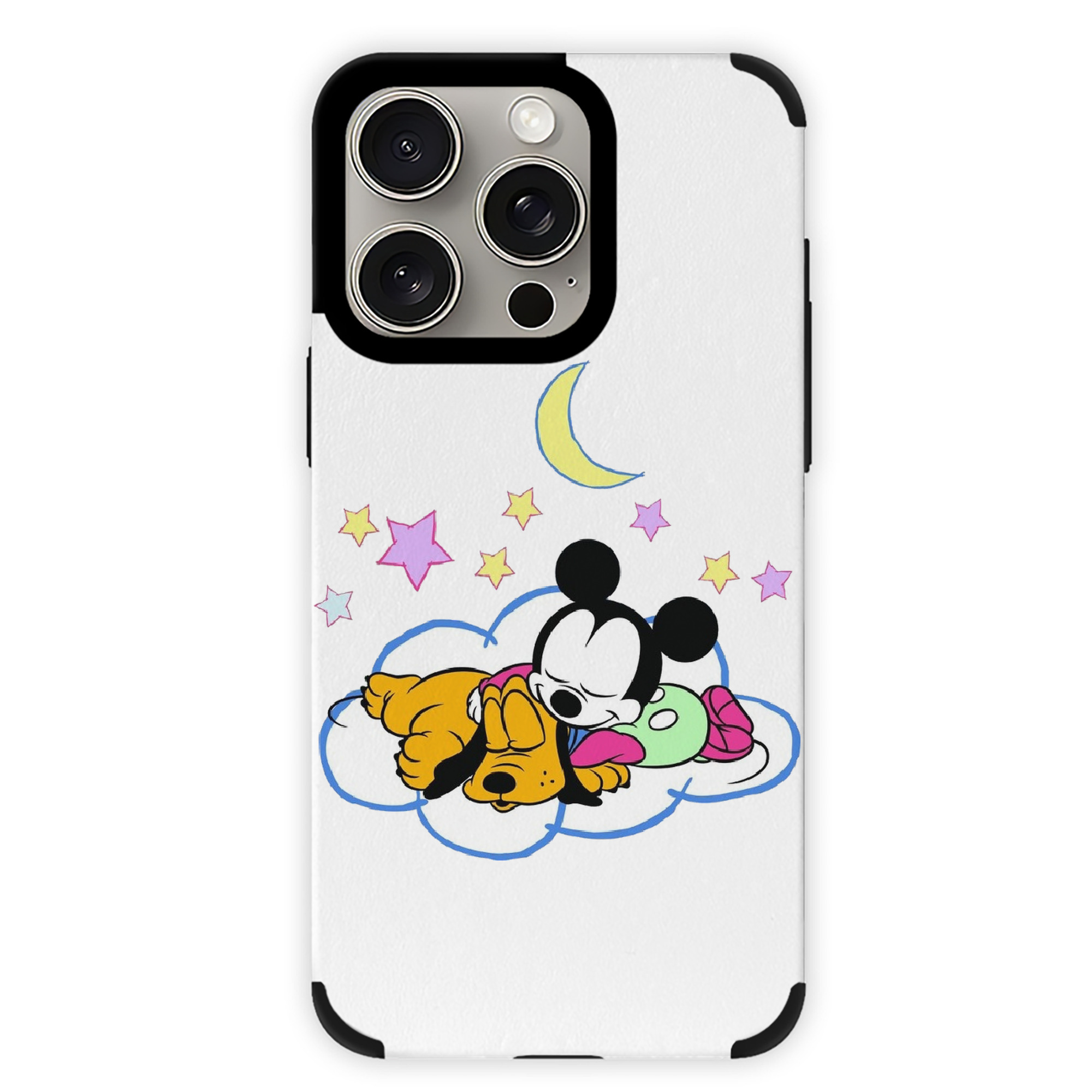 （画像用） ミッキーマウス Mickey Mouse 【iPhone15ProMax対応】 PUレザー スマホケース 耐衝撃＆黄変防止