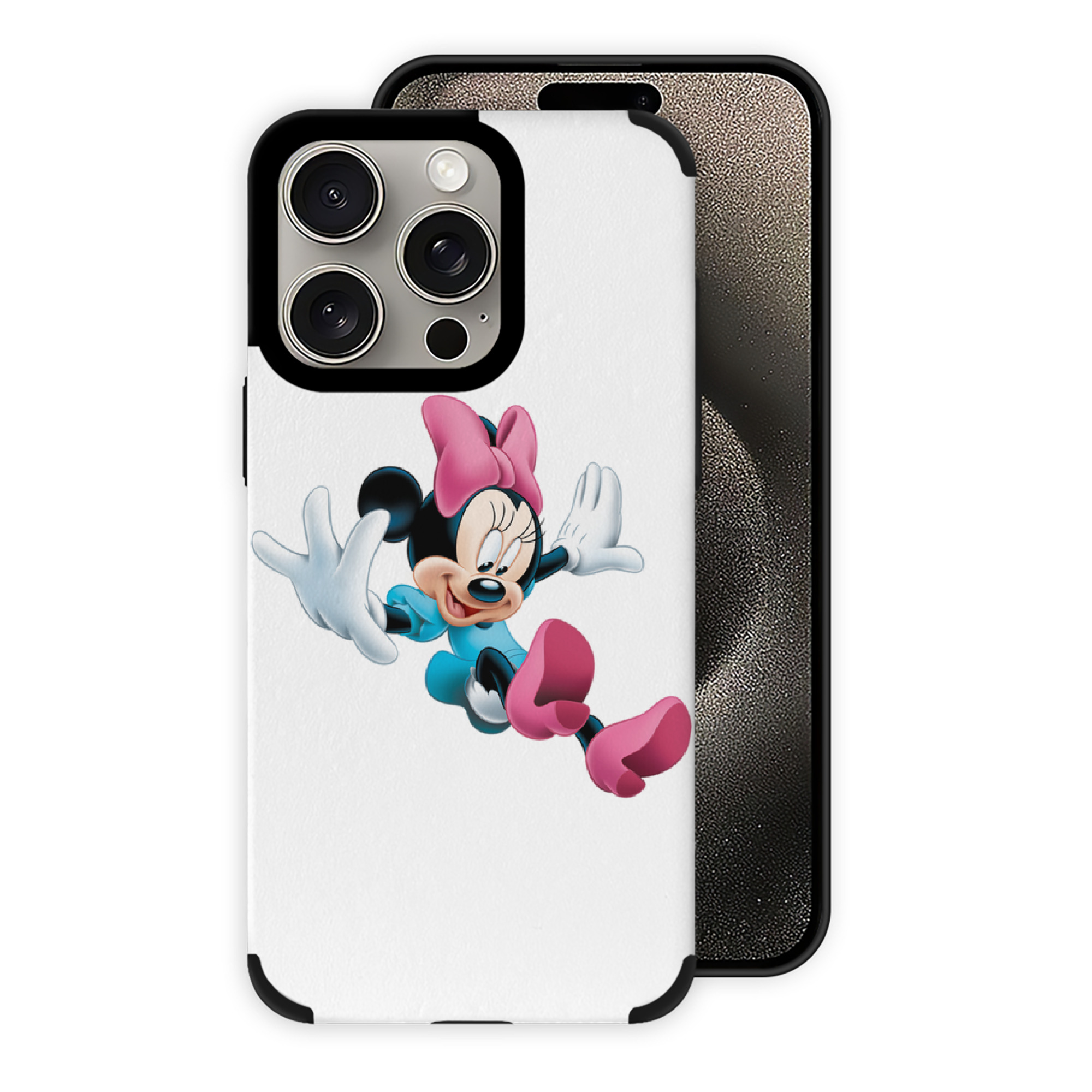 （画像用） ミッキーマウス Mickey Mouse 【iPhone15ProMax対応】 PUレザー スマホケース 耐衝撃＆黄変防止