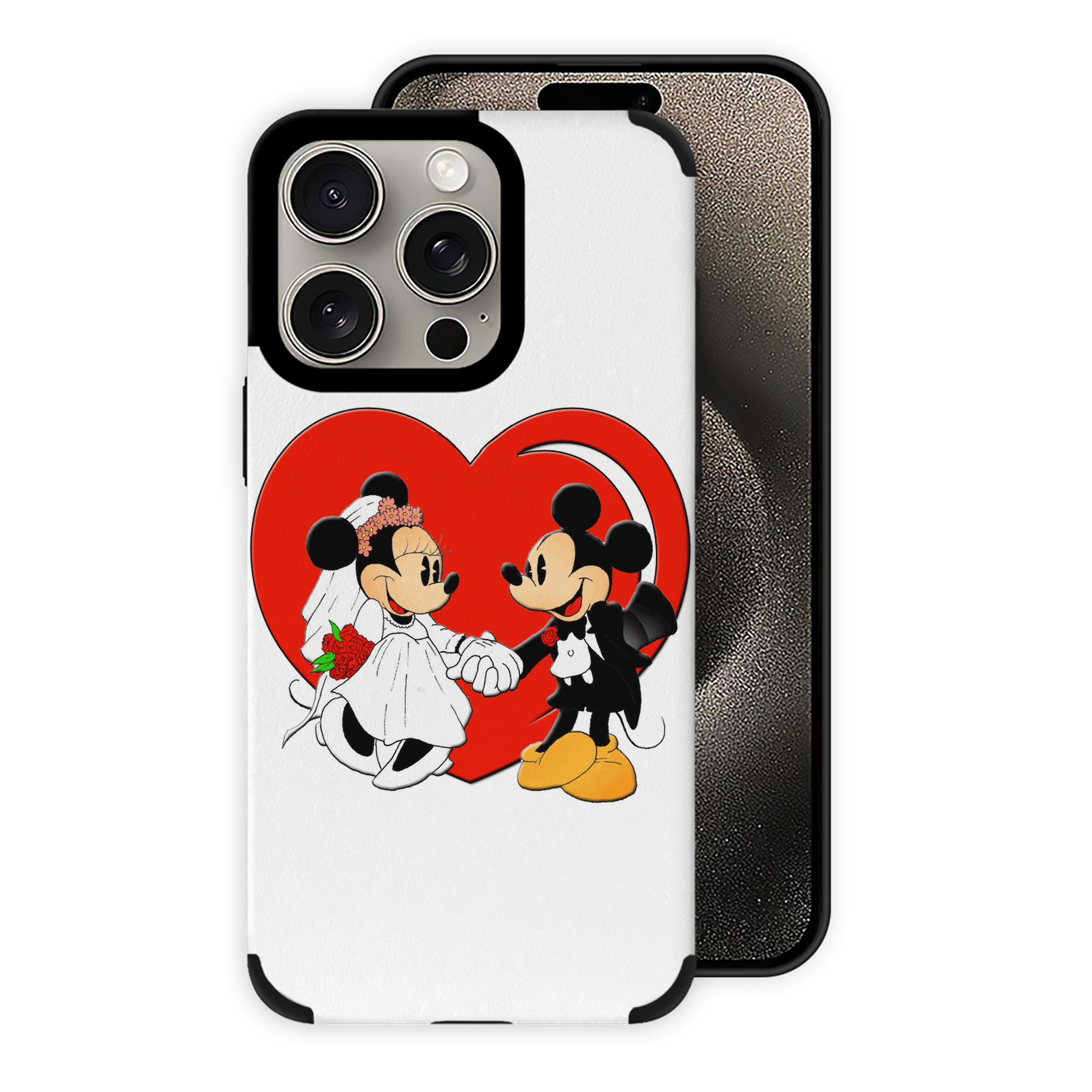 （画像用） ミッキーマウス Mickey Mouse 【iPhone15ProMax対応】 PUレザー スマホケース 耐衝撃＆黄変防止