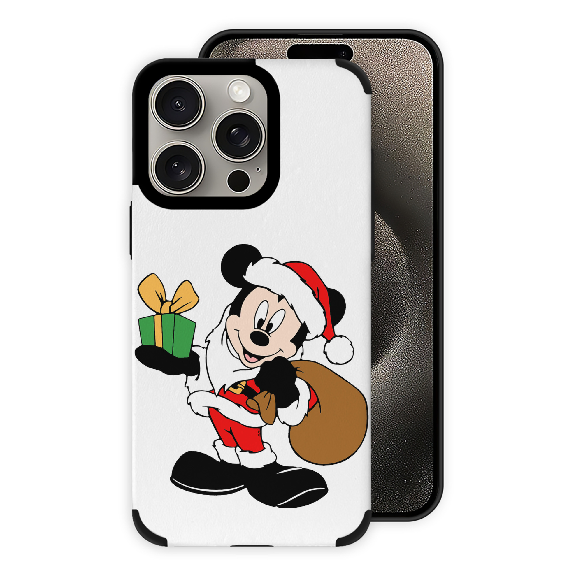 （画像用） ミッキーマウス Mickey Mouse 【iPhone15ProMax対応】 PUレザー スマホケース 耐衝撃＆黄変防止