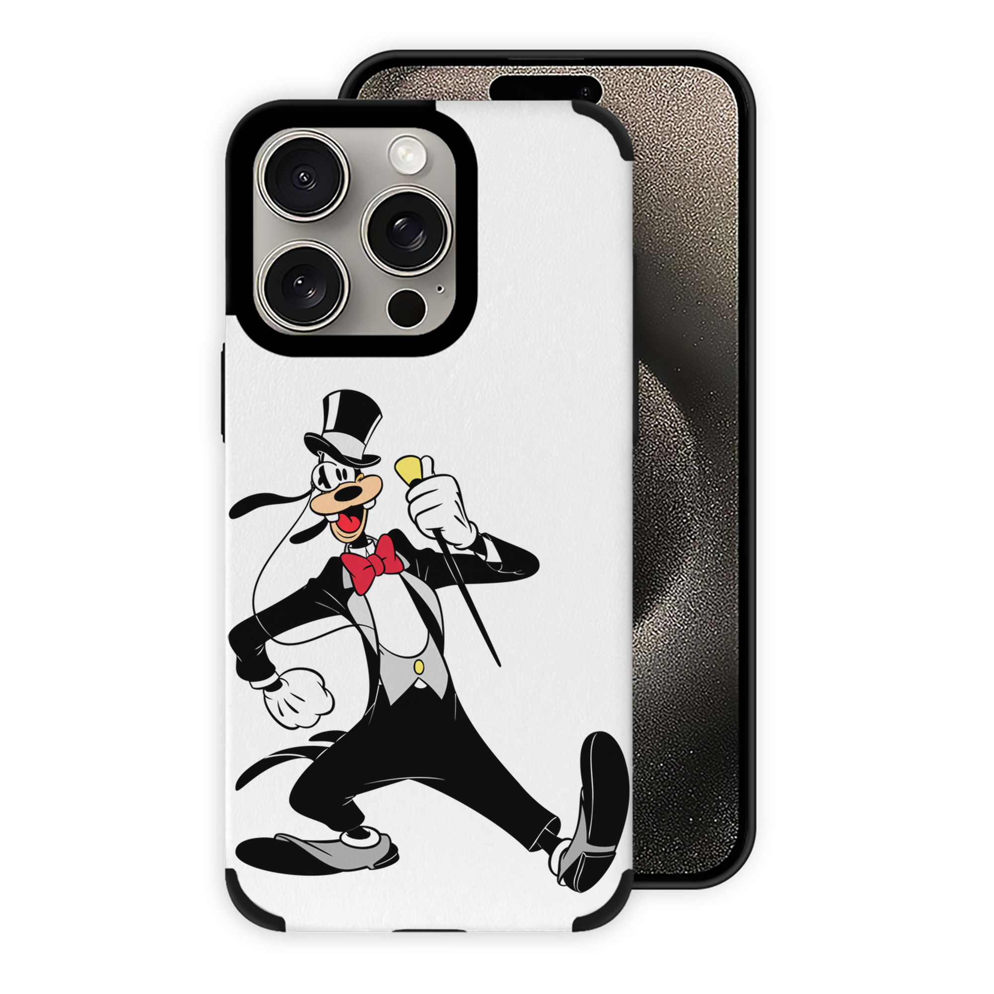 （画像用） ミッキーマウス Mickey Mouse 【iPhone15ProMax対応】 PUレザー スマホケース 耐衝撃＆黄変防止