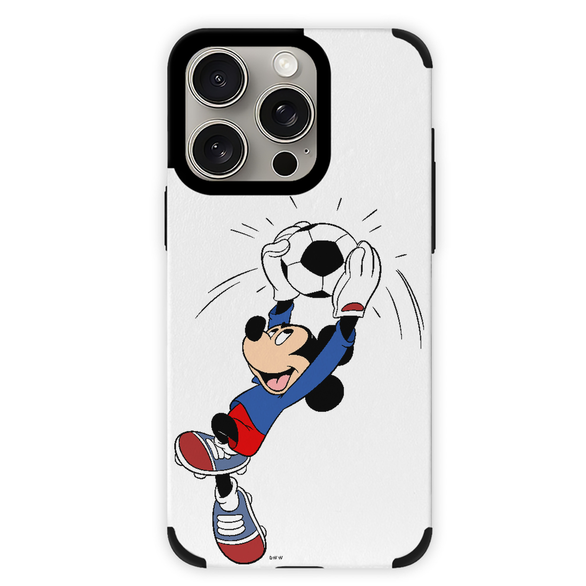 （画像用） ミッキーマウス Mickey Mouse 【iPhone15ProMax対応】 PUレザー スマホケース 耐衝撃＆黄変防止