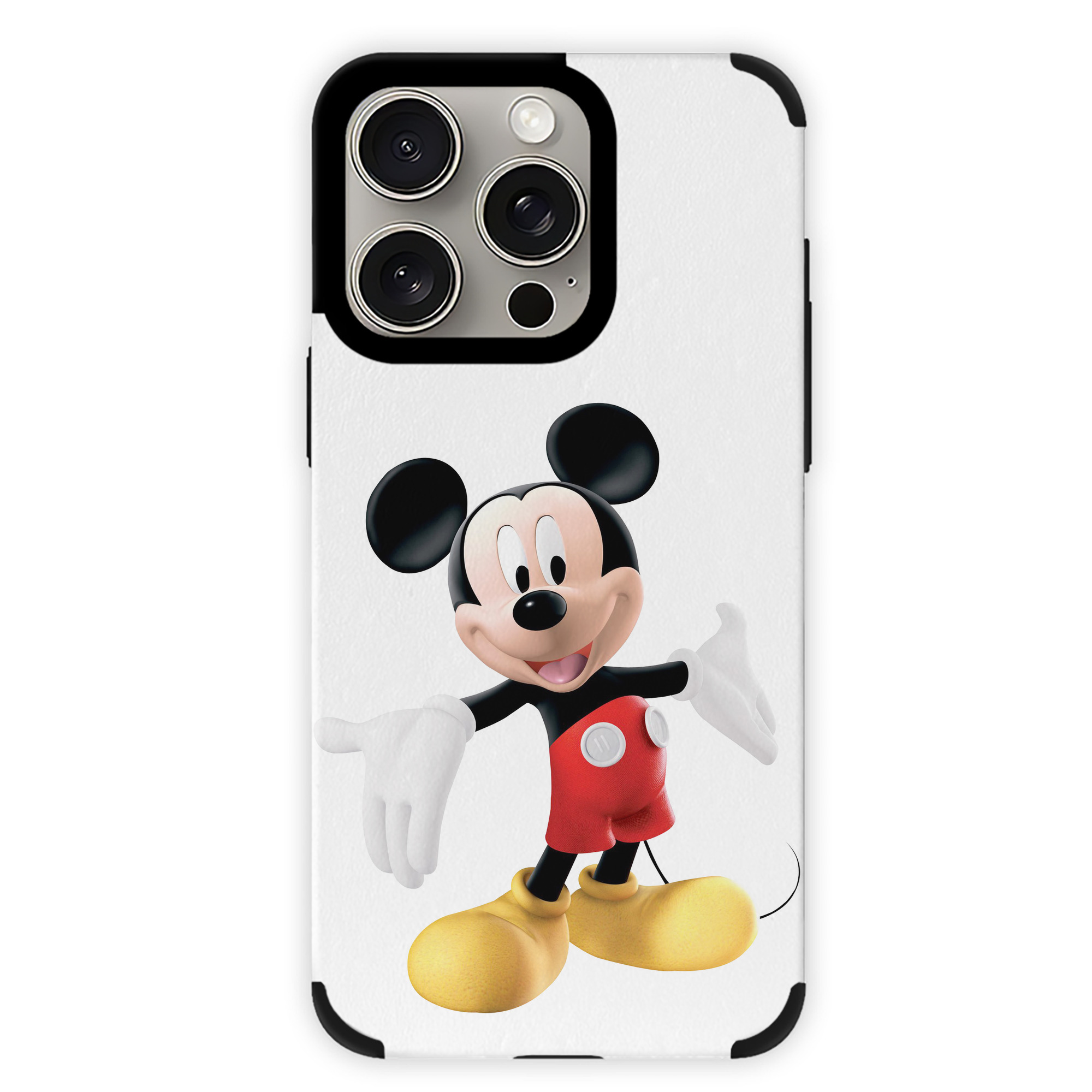 （画像用） ミッキーマウス Mickey Mouse 【iPhone15ProMax対応】 PUレザー スマホケース 耐衝撃＆黄変防止
