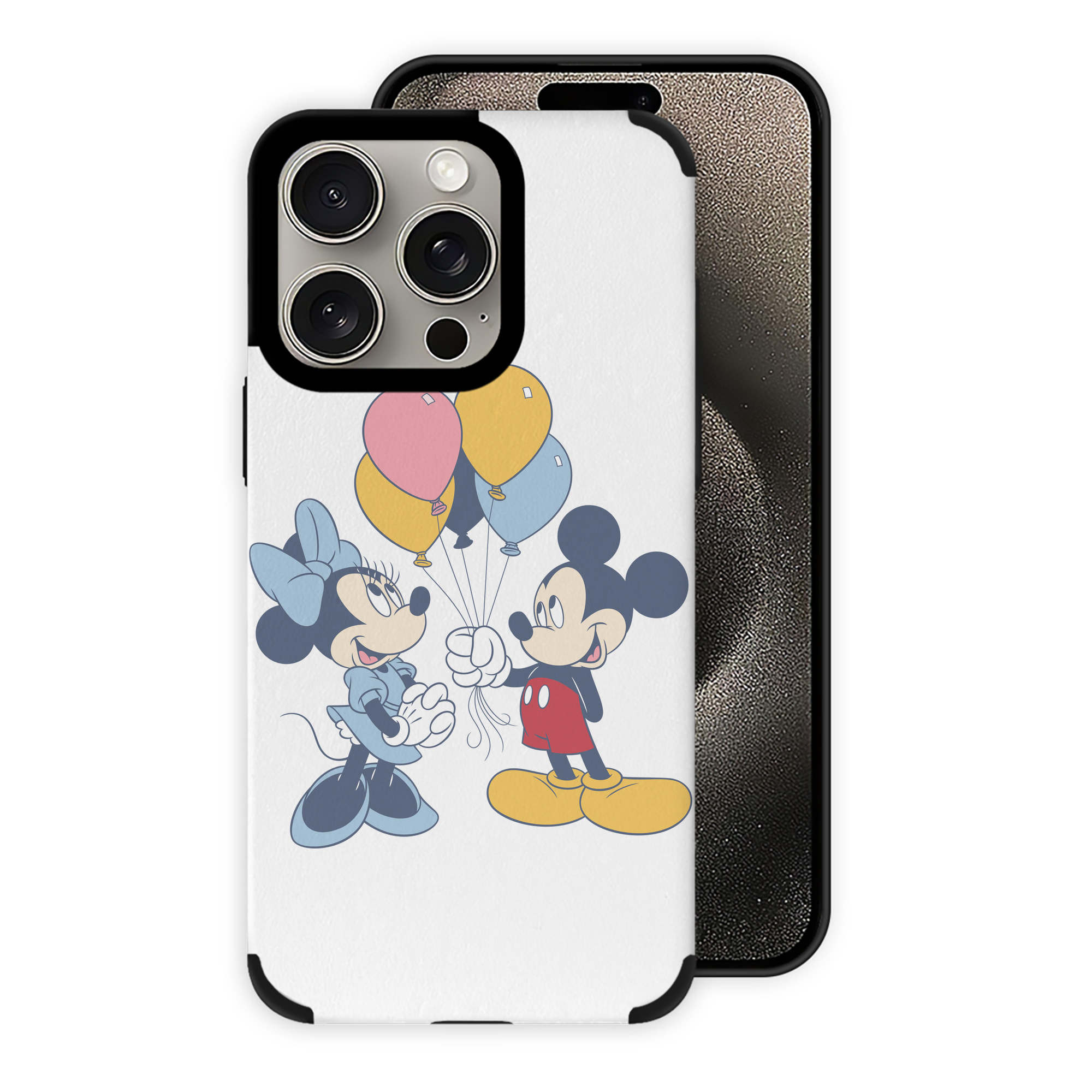 （画像用） ミッキーマウス Mickey Mouse 【iPhone15ProMax対応】 PUレザー スマホケース 耐衝撃＆黄変防止