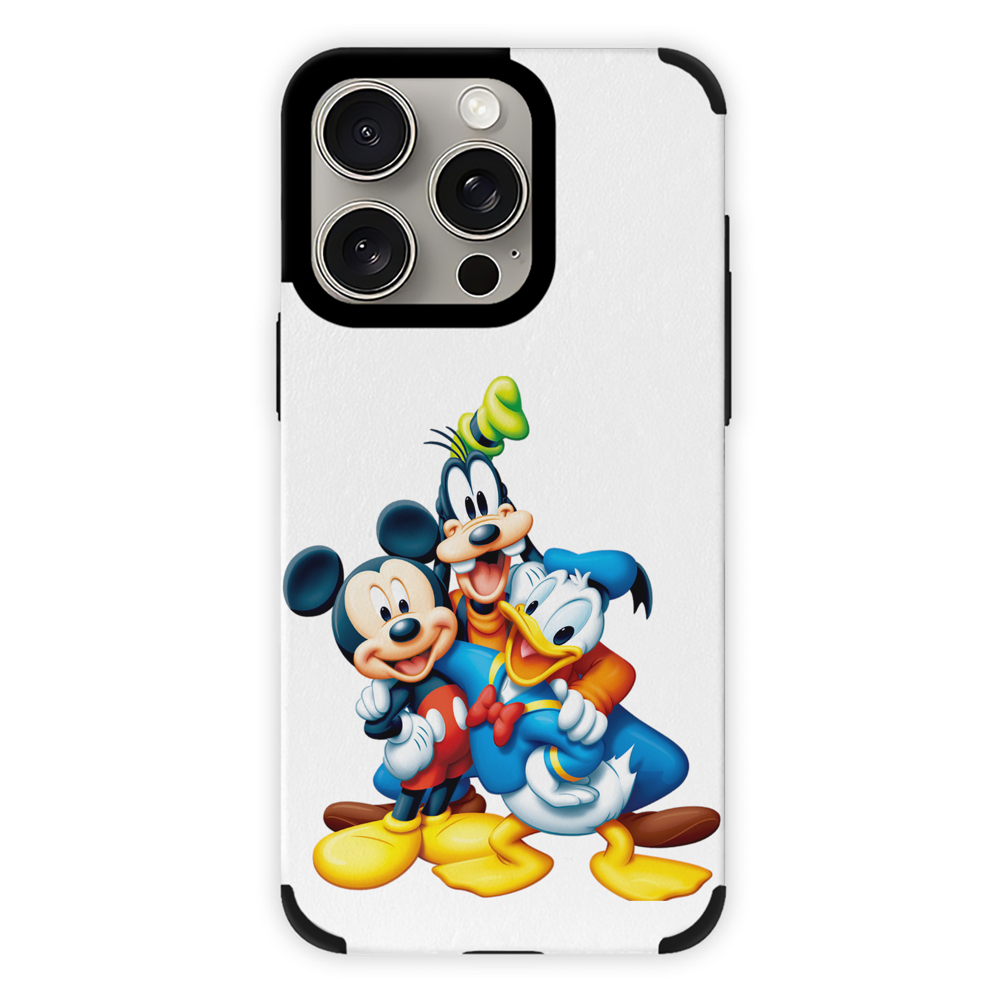 （画像用） ミッキーマウス Mickey Mouse 【iPhone15ProMax対応】 PUレザー スマホケース 耐衝撃＆黄変防止