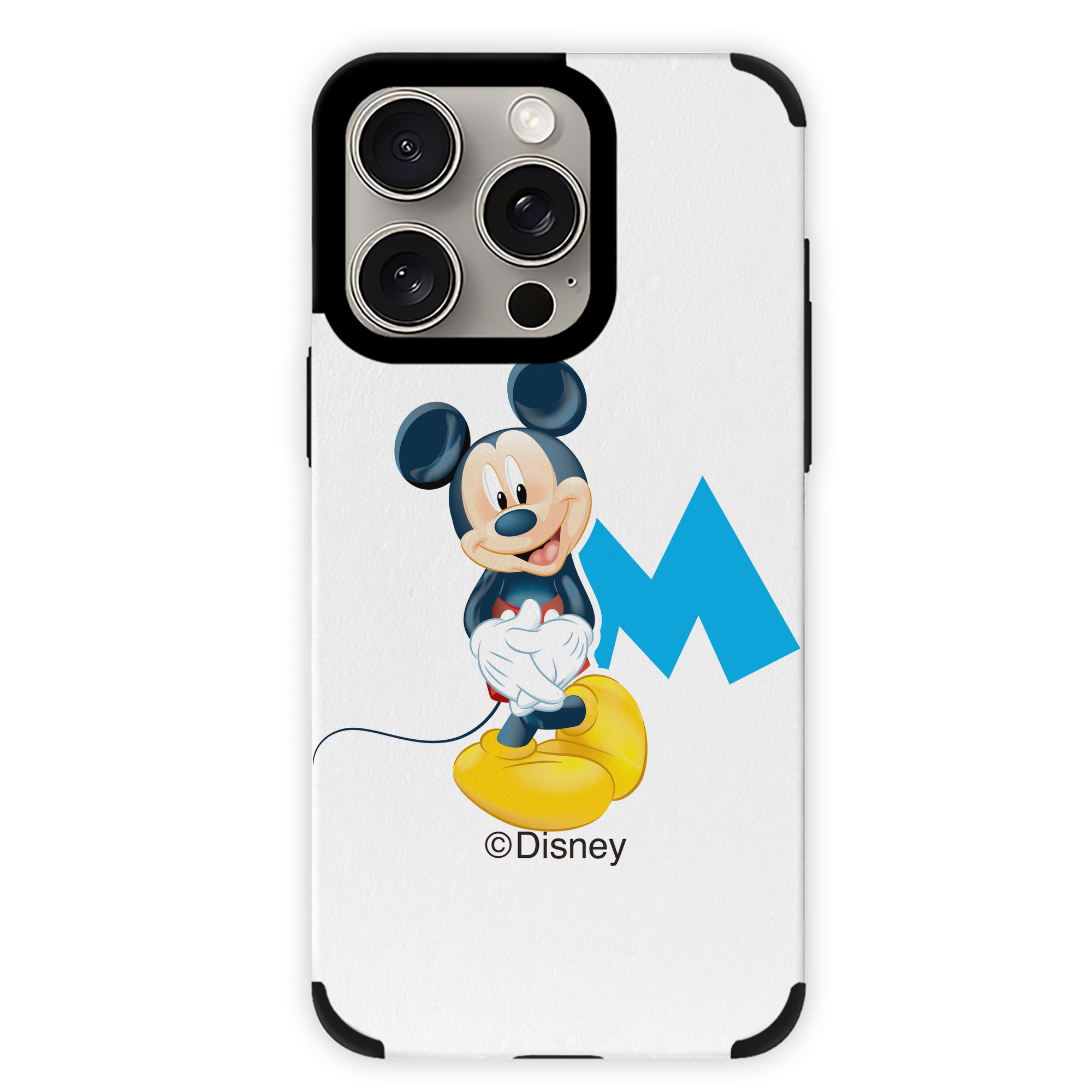 （画像用） ミッキーマウス Mickey Mouse 【iPhone15ProMax対応】 PUレザー スマホケース 耐衝撃＆黄変防止