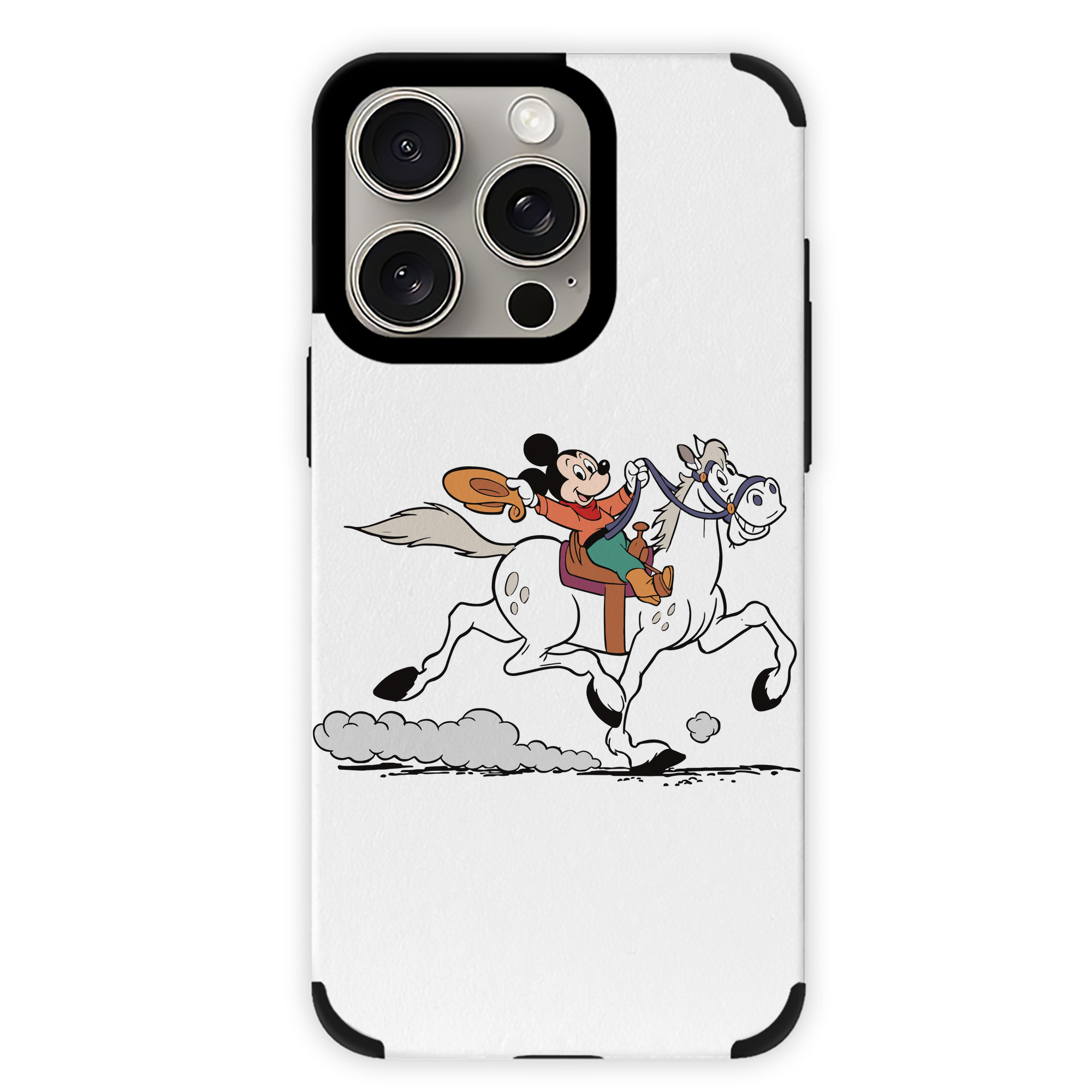 （画像用） ミッキーマウス Mickey Mouse 【iPhone15ProMax対応】 PUレザー スマホケース 耐衝撃＆黄変防止