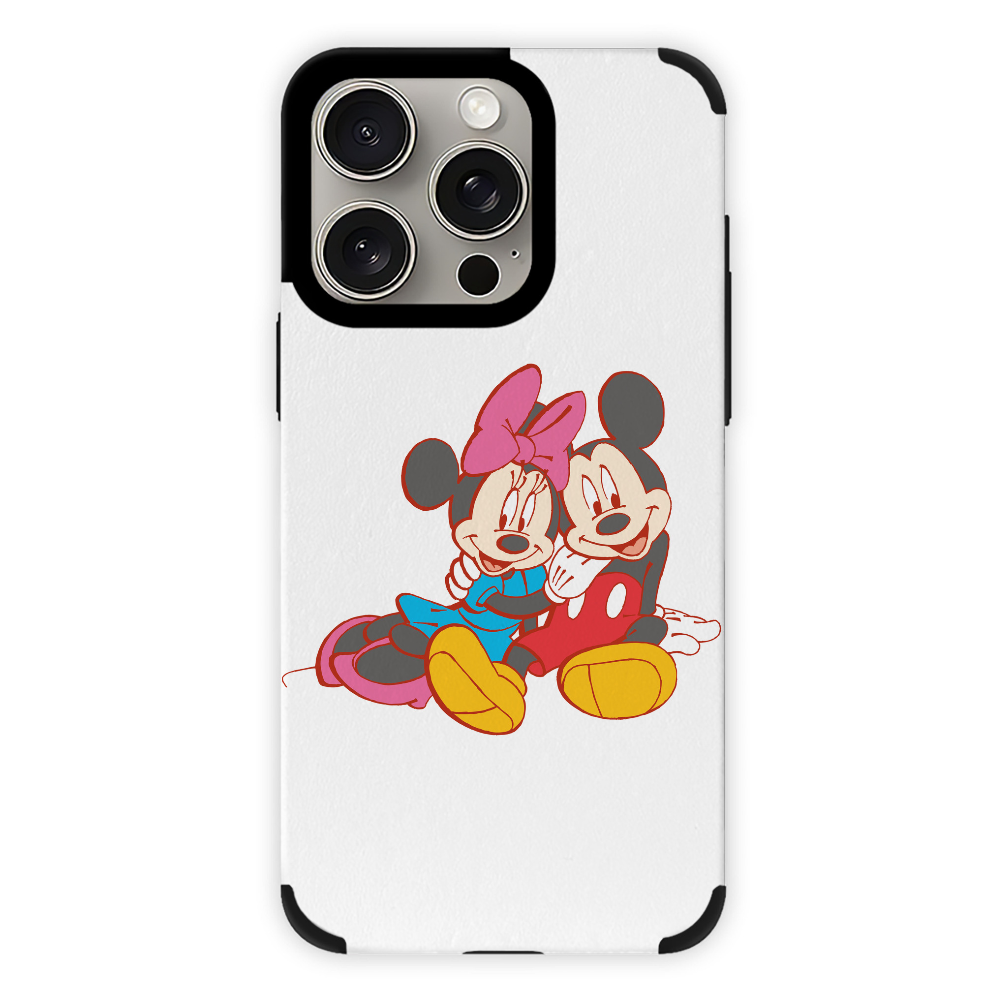 （画像用） ミッキーマウス Mickey Mouse 【iPhone15ProMax対応】 PUレザー スマホケース 耐衝撃＆黄変防止