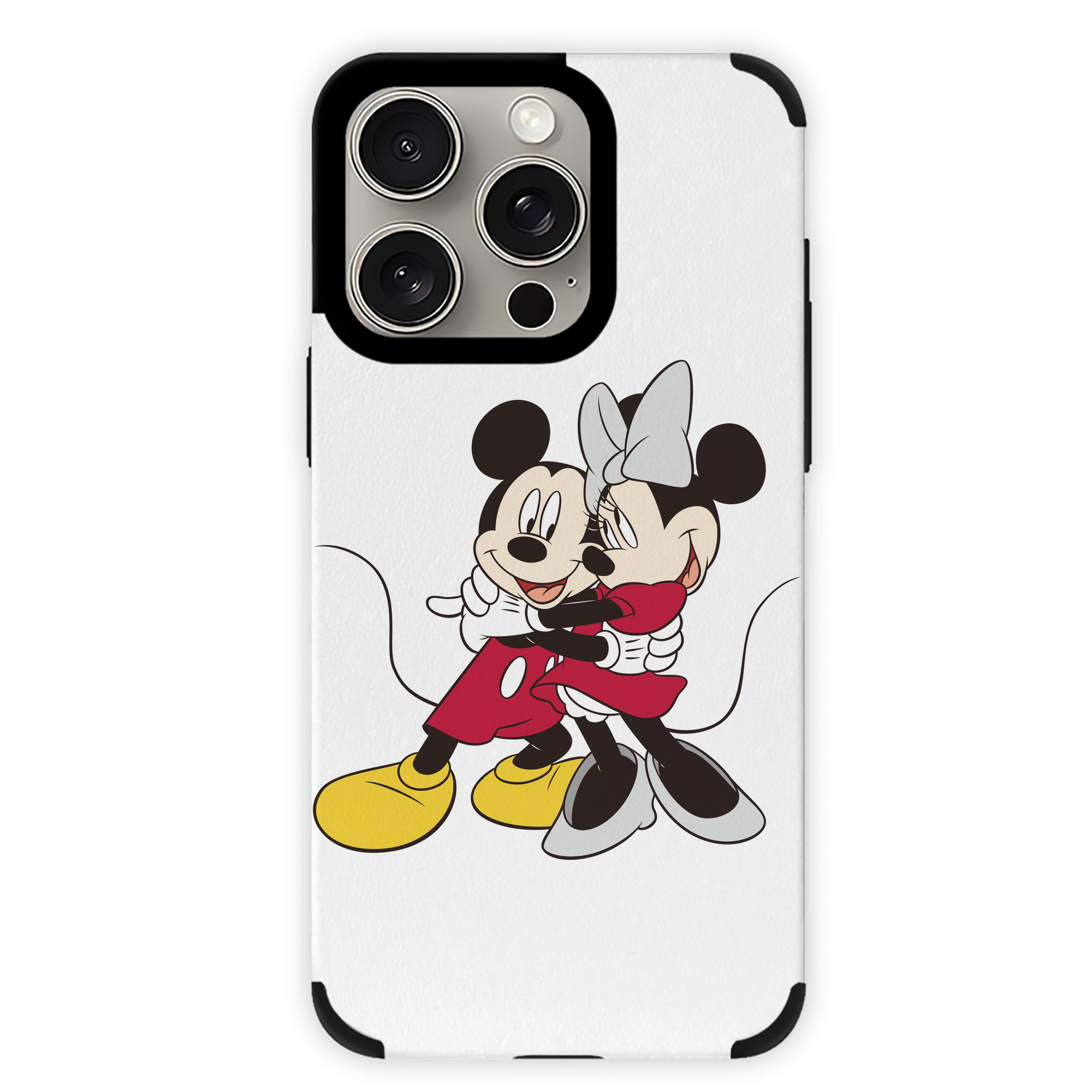 （画像用） ミッキーマウス Mickey Mouse 【iPhone15ProMax対応】 PUレザー スマホケース 耐衝撃＆黄変防止