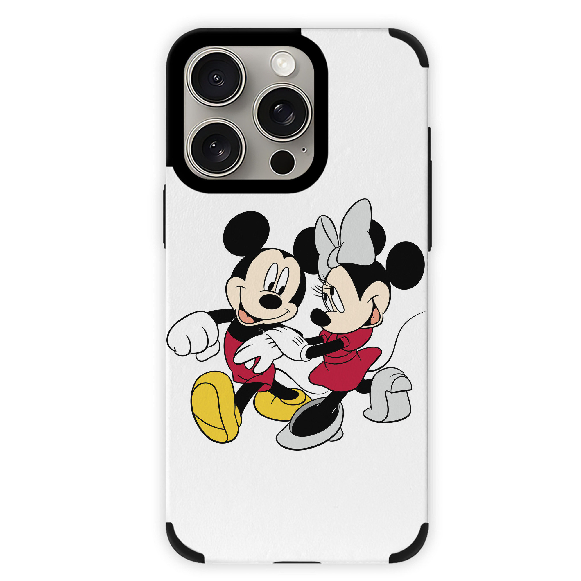 （画像用） ミッキーマウス Mickey Mouse 【iPhone15ProMax対応】 PUレザー スマホケース 耐衝撃＆黄変防止
