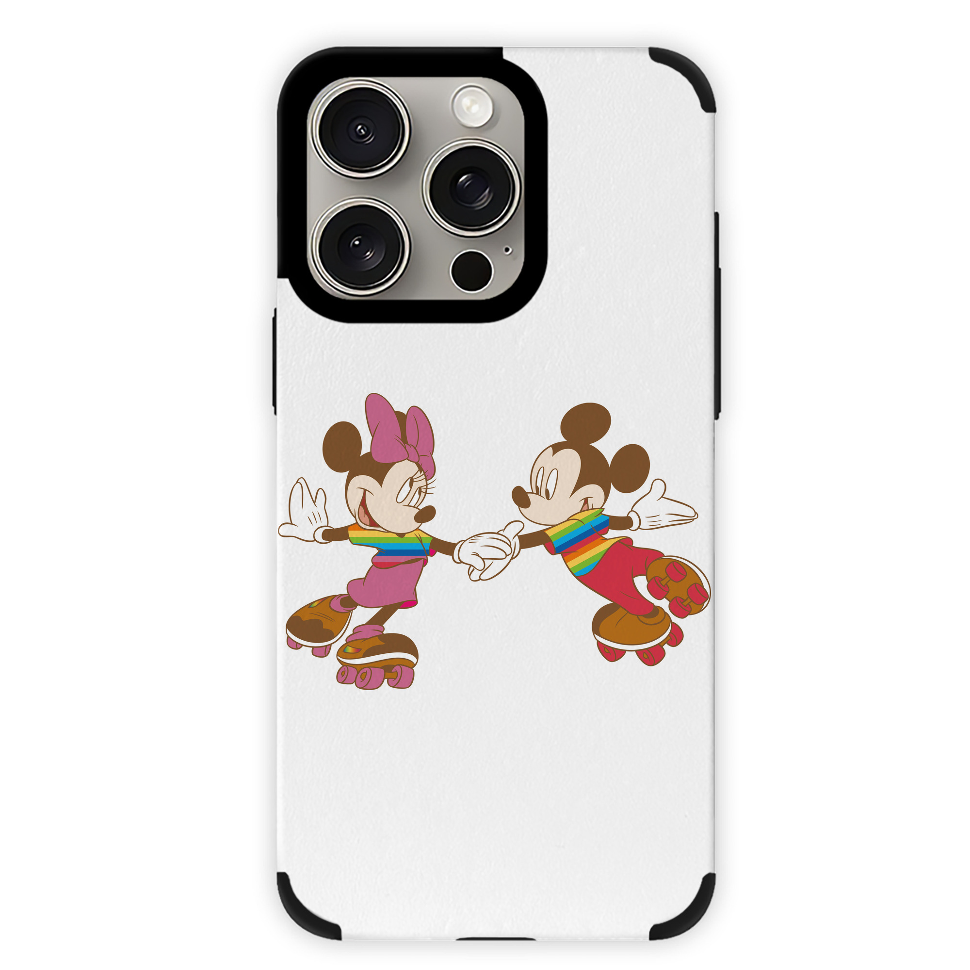 （画像用） ミッキーマウス Mickey Mouse 【iPhone15ProMax対応】 PUレザー スマホケース 耐衝撃＆黄変防止
