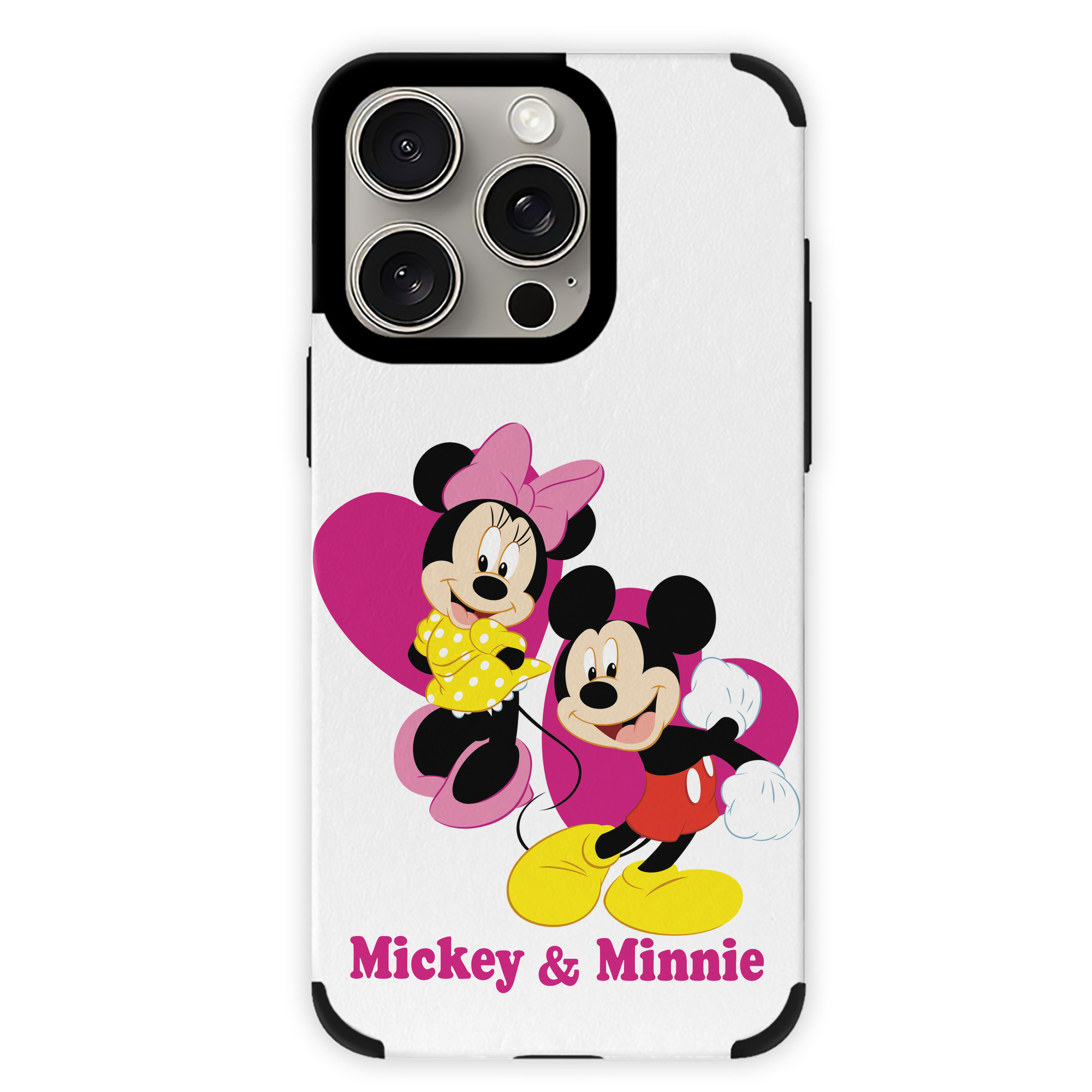 （画像用） ミッキーマウス Mickey Mouse 【iPhone15ProMax対応】 PUレザー スマホケース 耐衝撃＆黄変防止