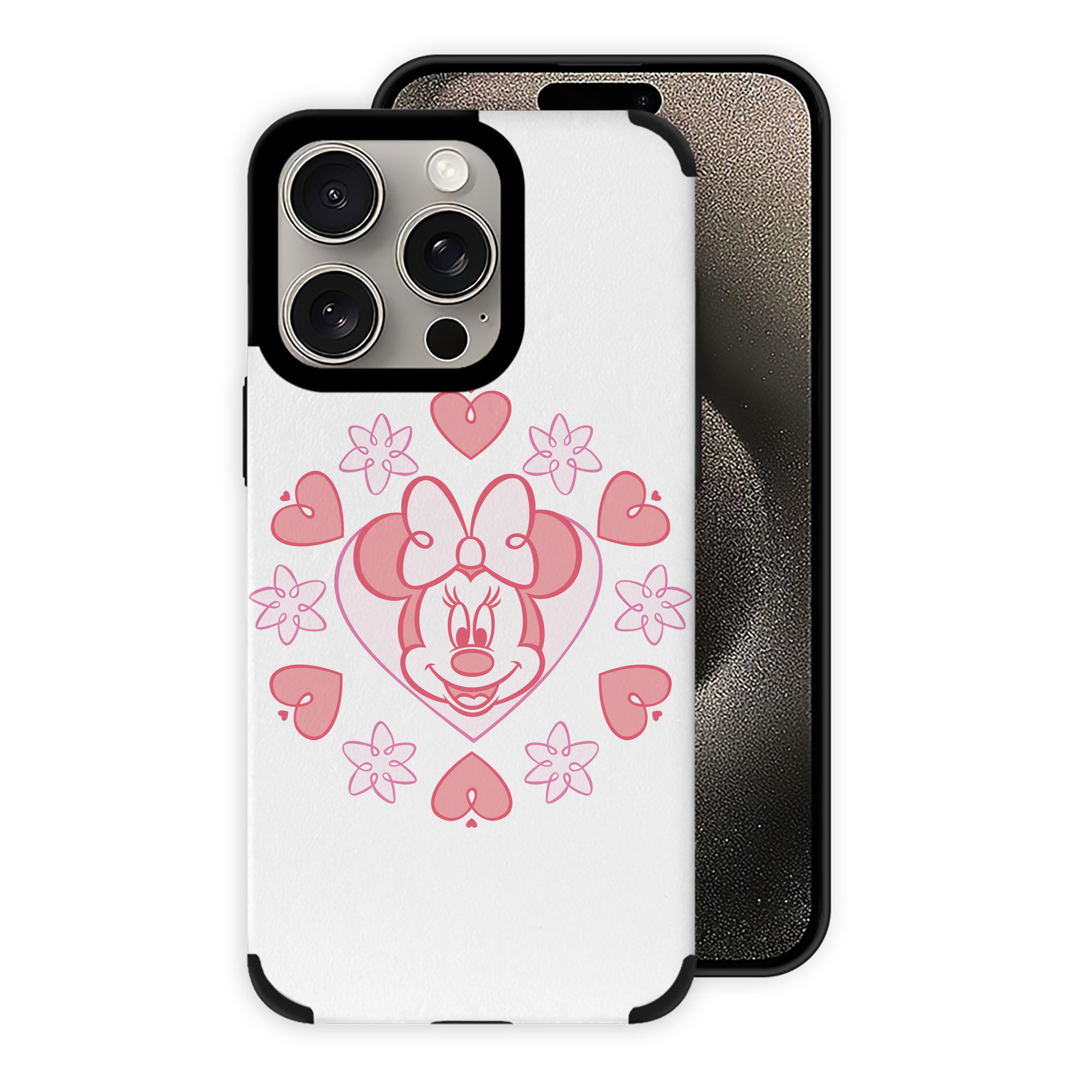 （画像用） ミッキーマウス Mickey Mouse 【iPhone15ProMax対応】 PUレザー スマホケース 耐衝撃＆黄変防止